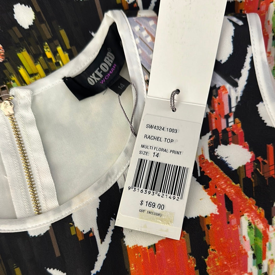 Oxford | top | size 14 | sleeveless | new with tags