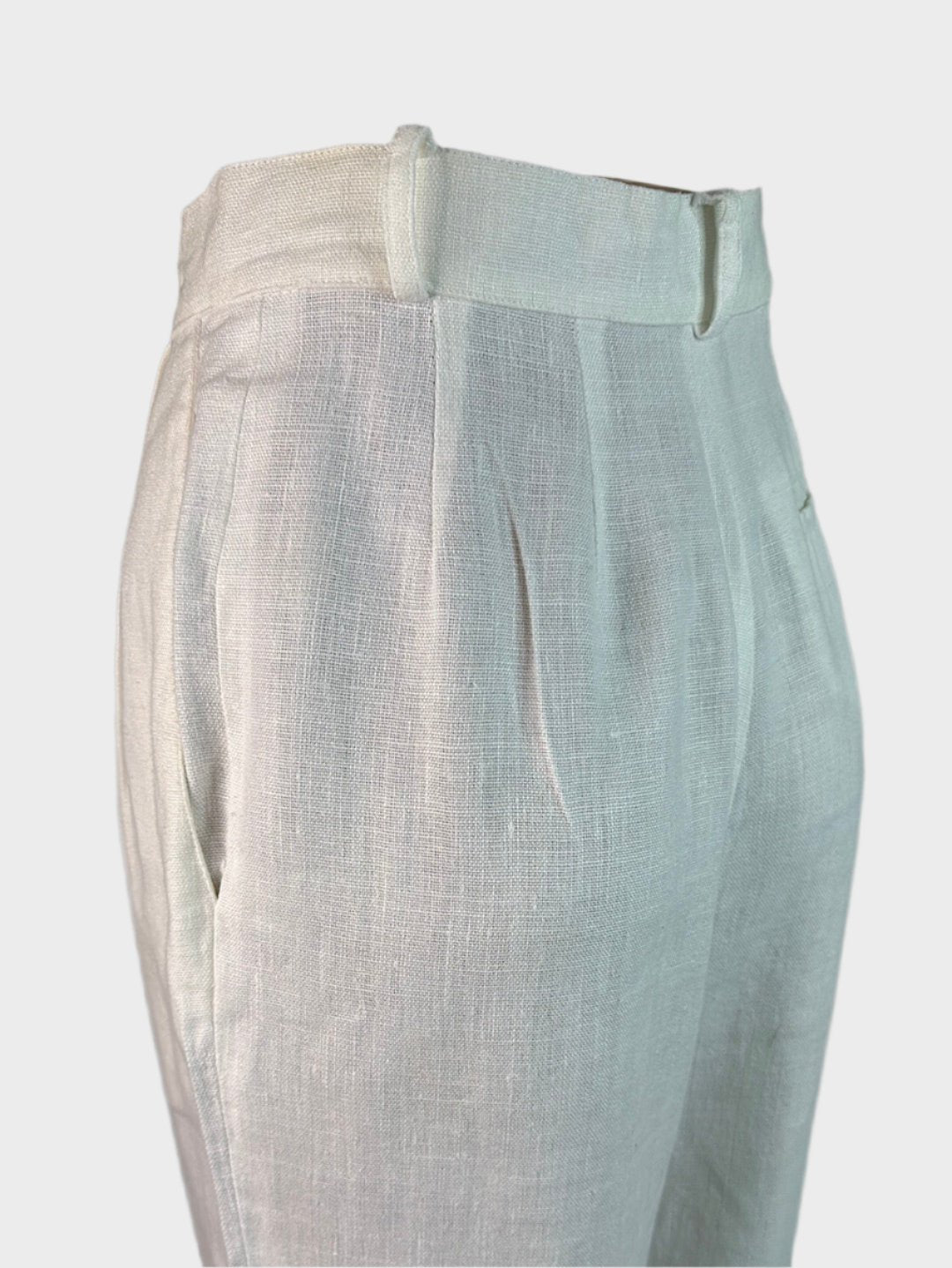 Trent Nathan | vintage 90's | pants | size 10 | straight leg | 100% linen | made in Australia 🇦🇺