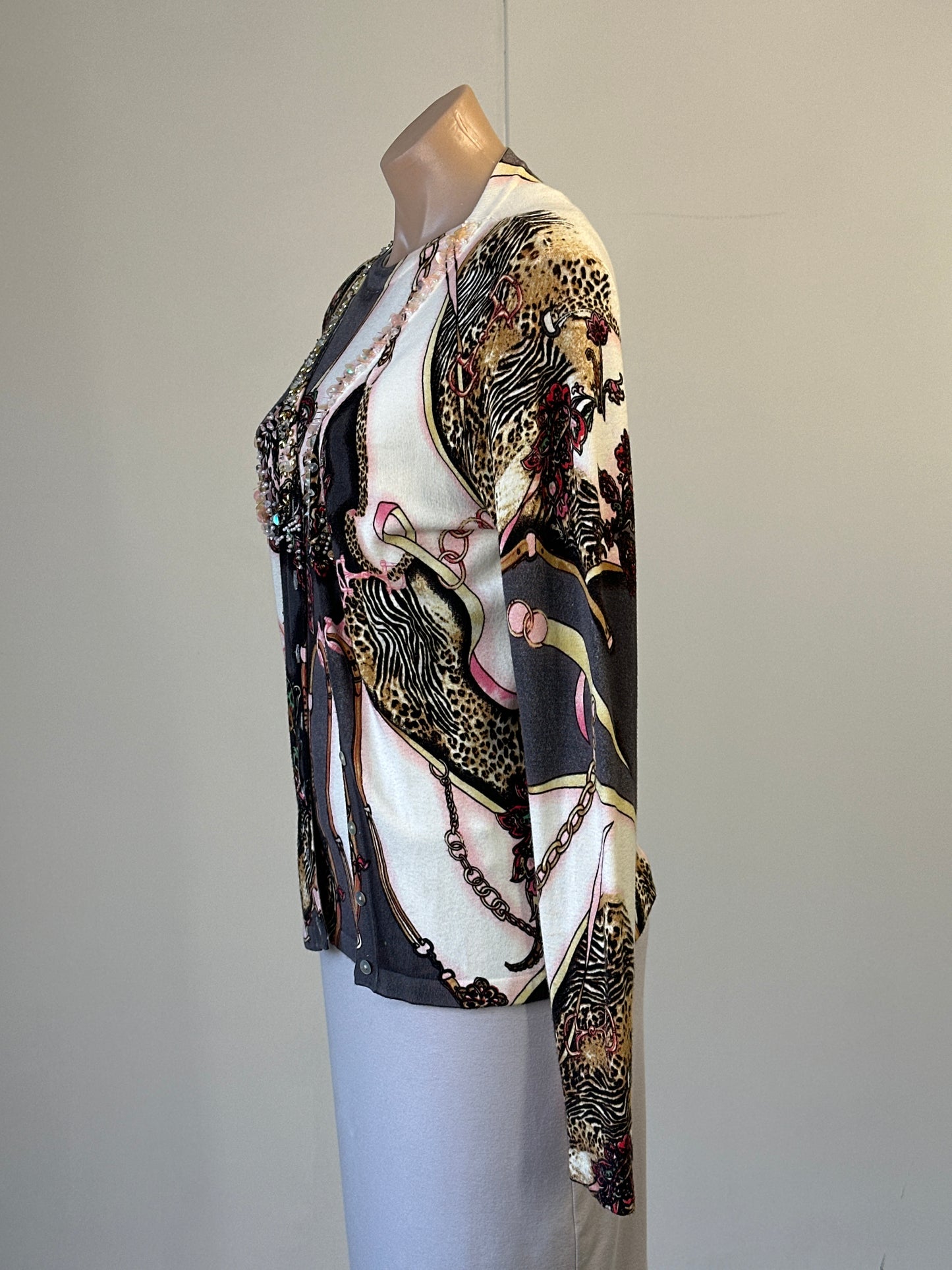 Nababila | cardigan & top set | size 12 | long sleeve