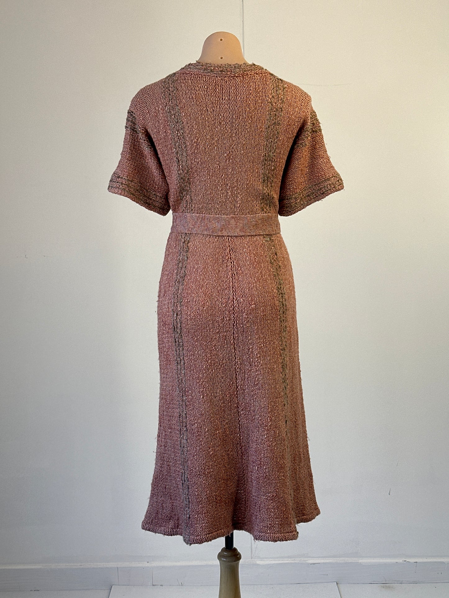 No label | vintage 70's | dress | size 10 | midi length