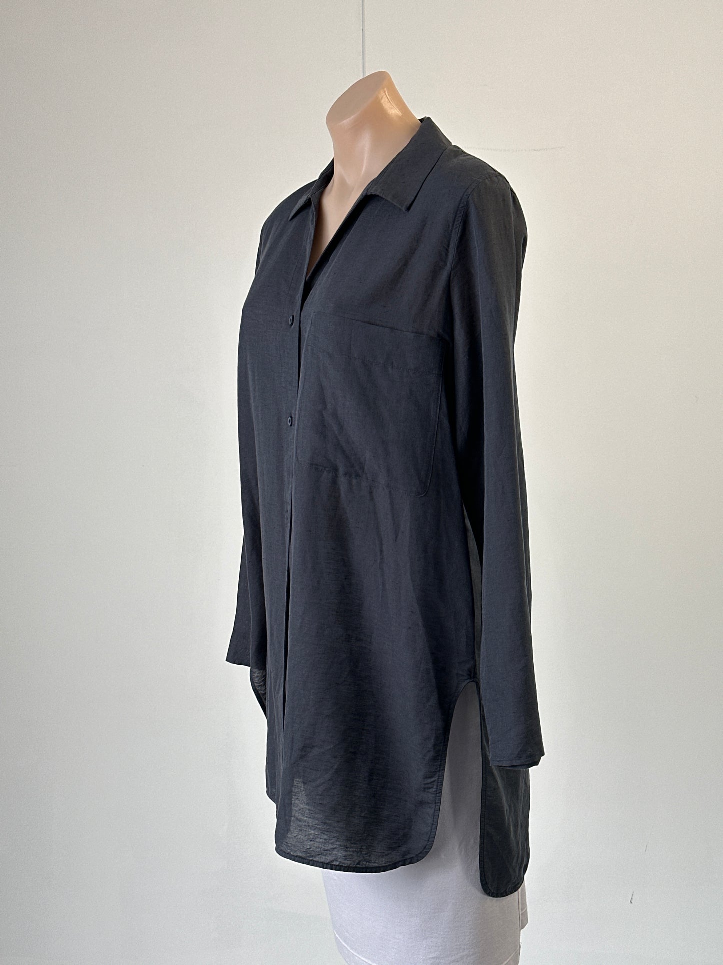 COS | shirt | size 12 | long sleeve | cotton linen blend
