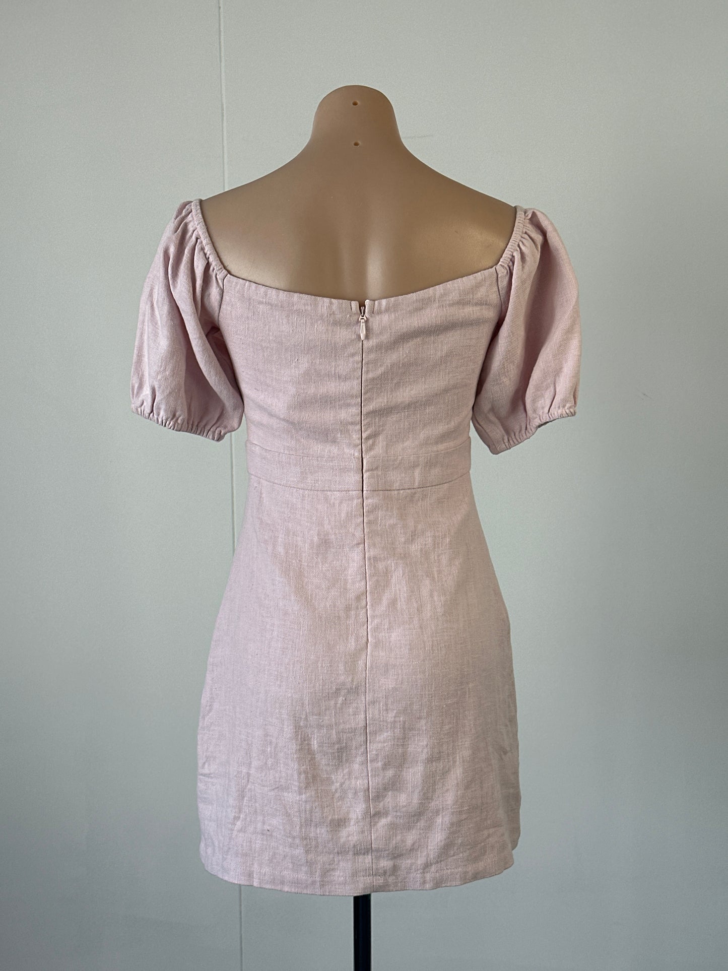 Madison The Label | dress | size 8 | mini length | linen cotton blend | new with tags