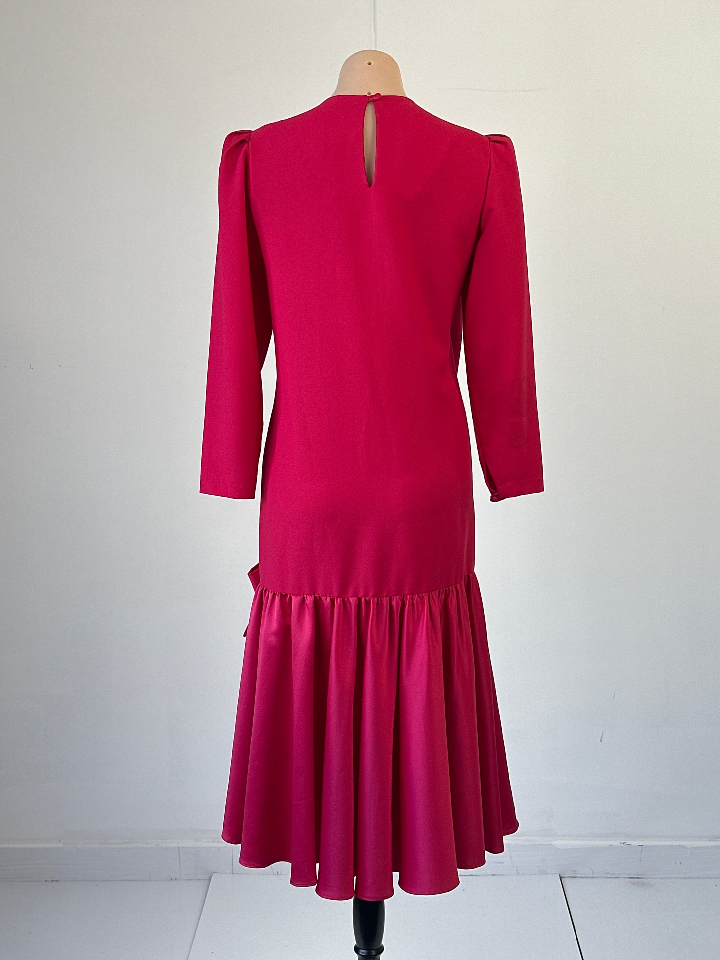 Ninette | vintage 80's | dress | size 12 | midi length