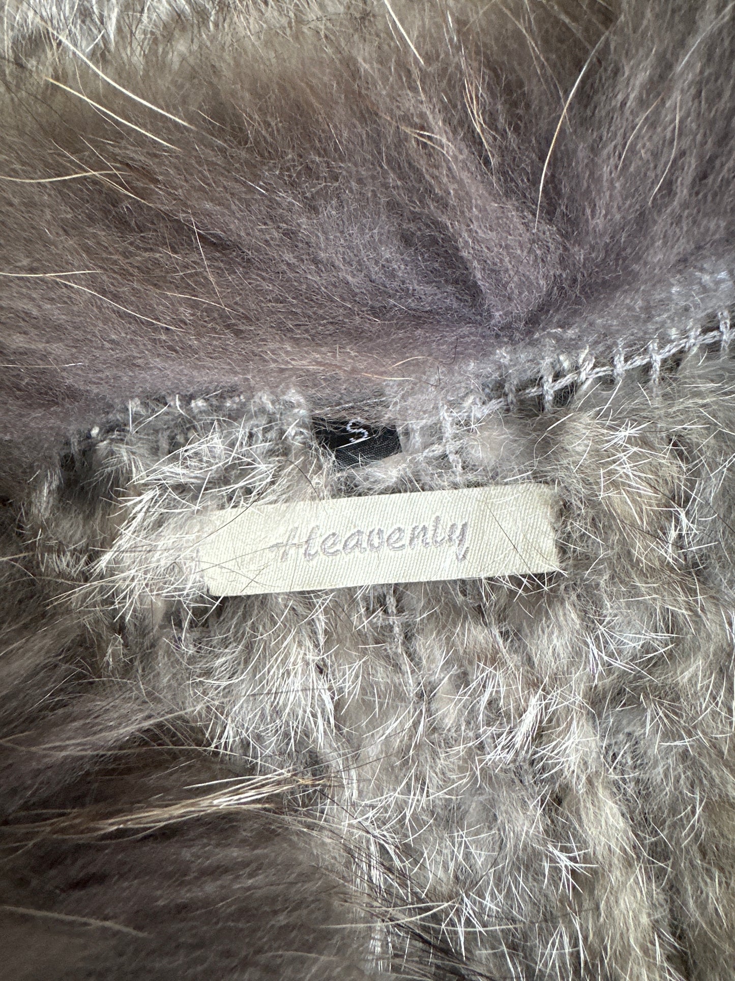 Heavenly | vest | size 10 | open front | 100% rabbit fur