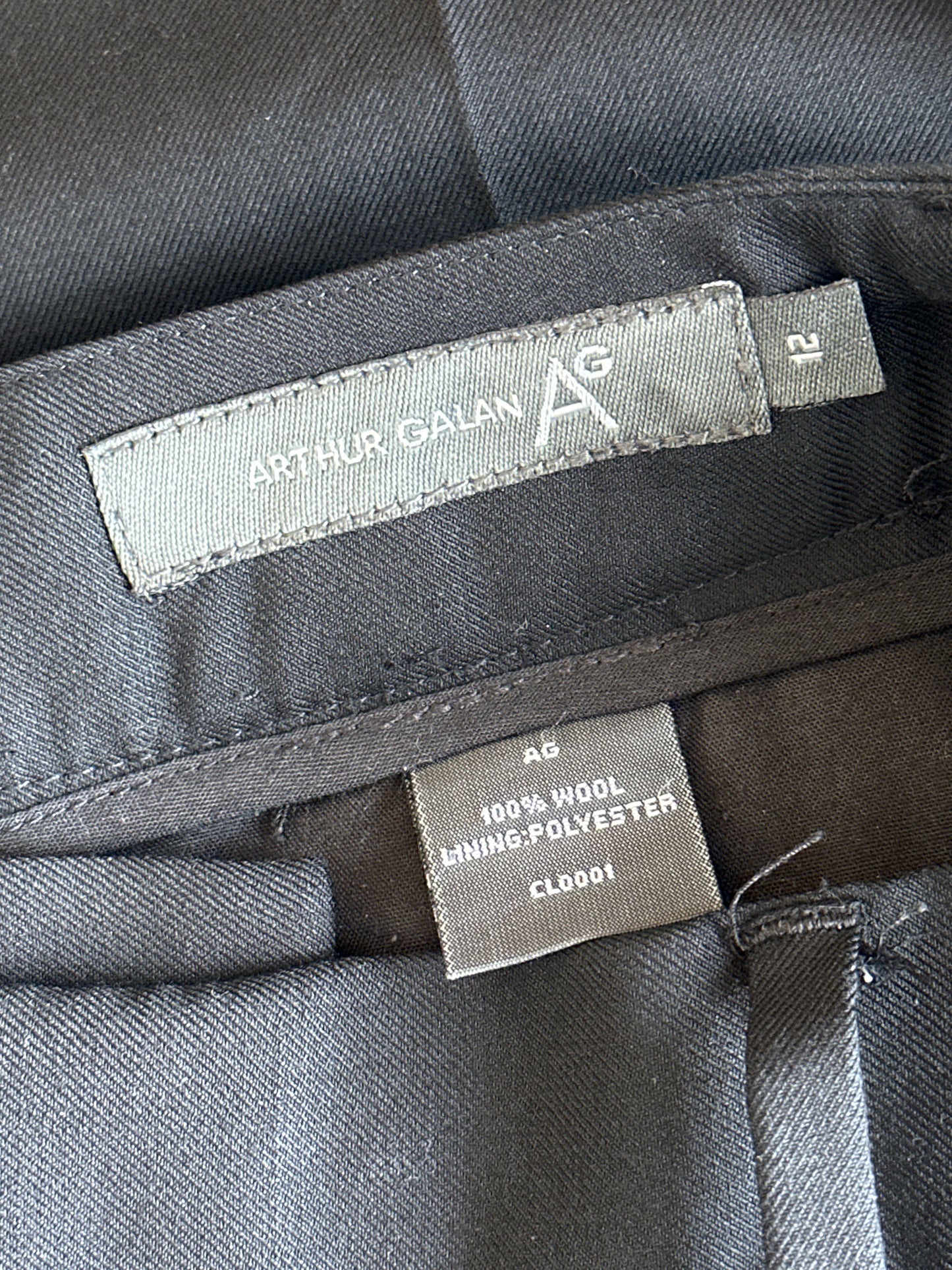 Arthur Galan | pants & jacket set | size 10 | straight leg | 100% wool