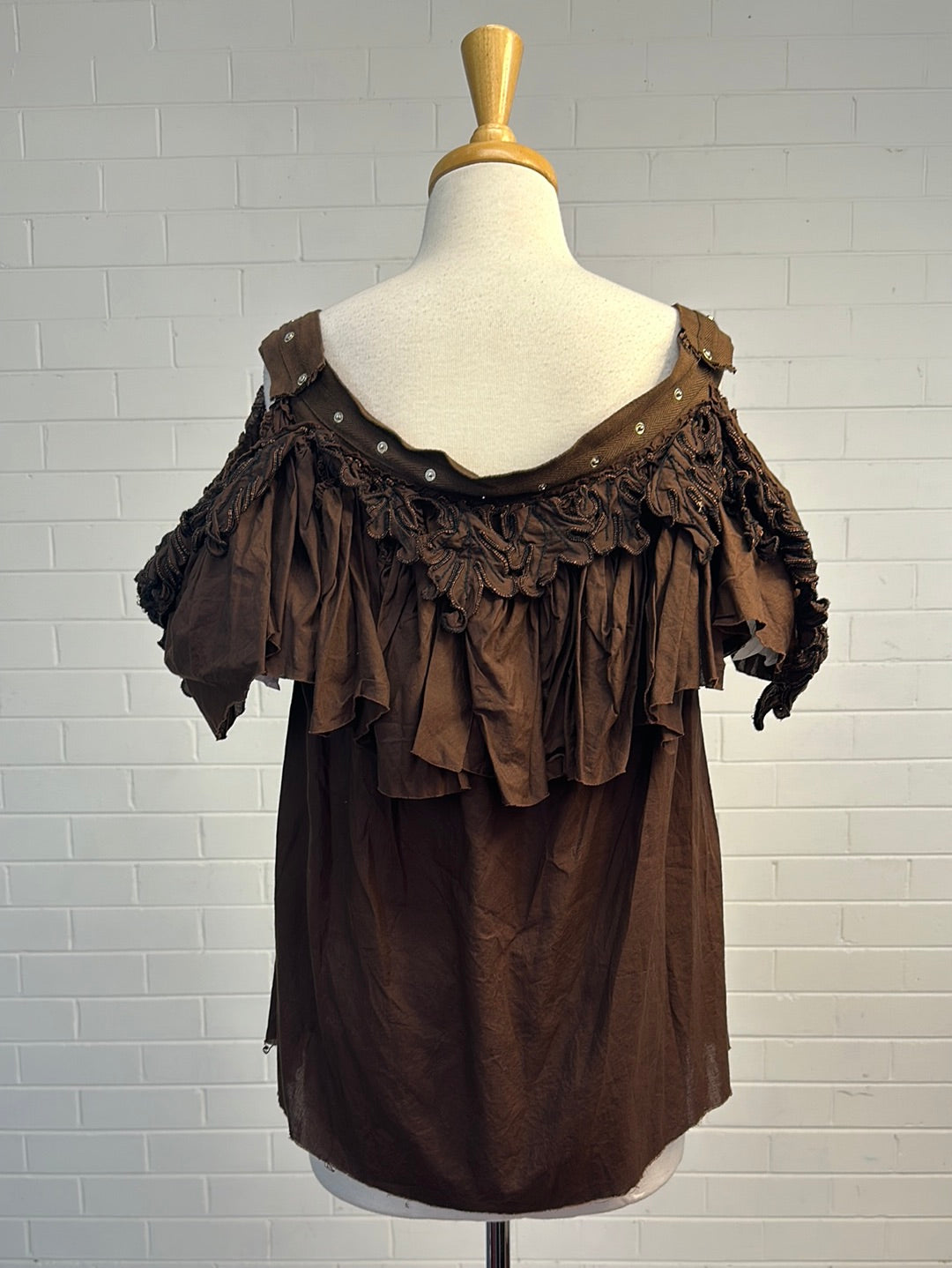 Easton Pearson | vintage 90's | top | size 12 | cap sleeve | 100% cotton | new with tags | made in Australia