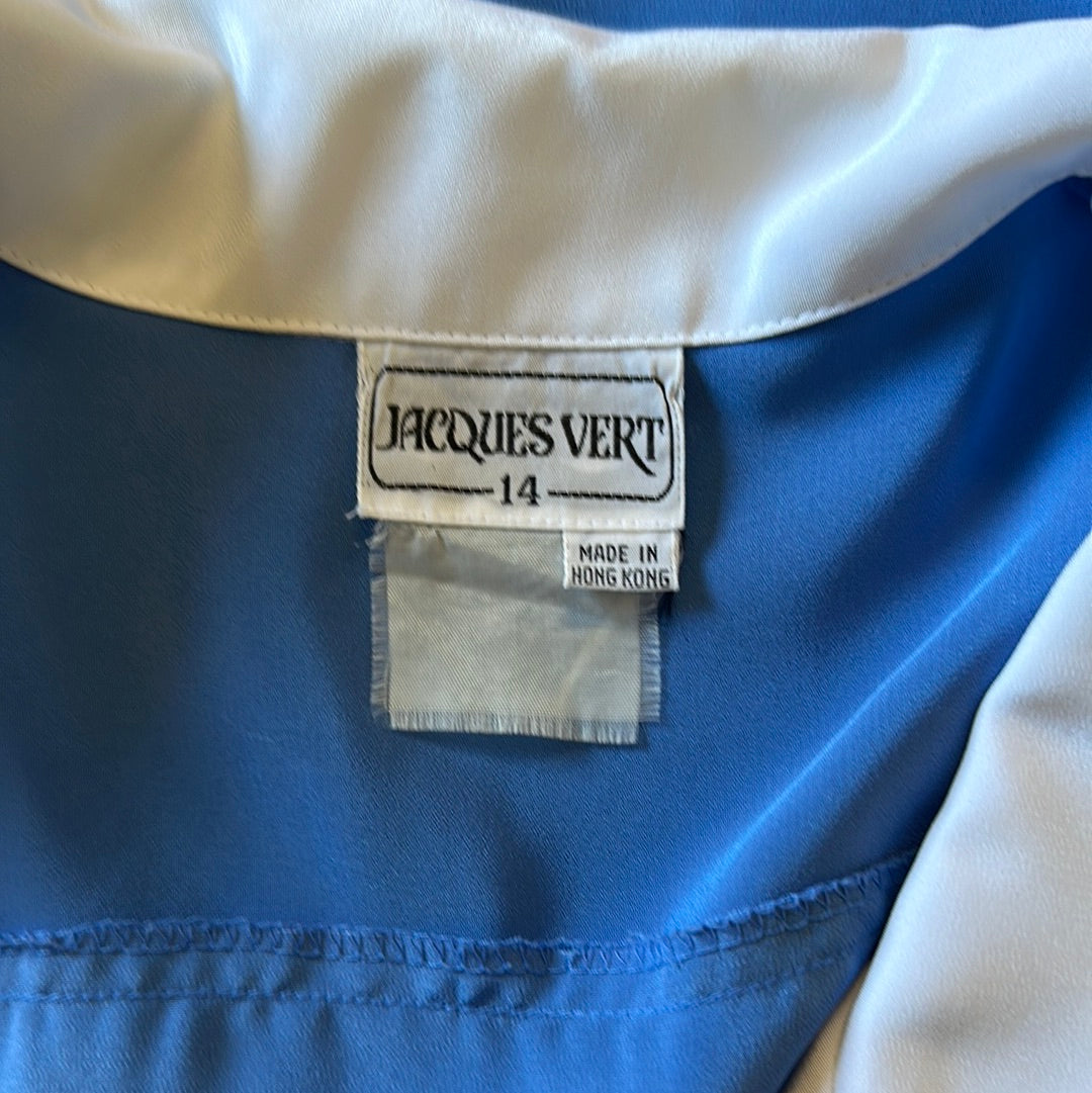 Jacques Vert | London | vintage 80's | shirt | size 14 | long sleeve