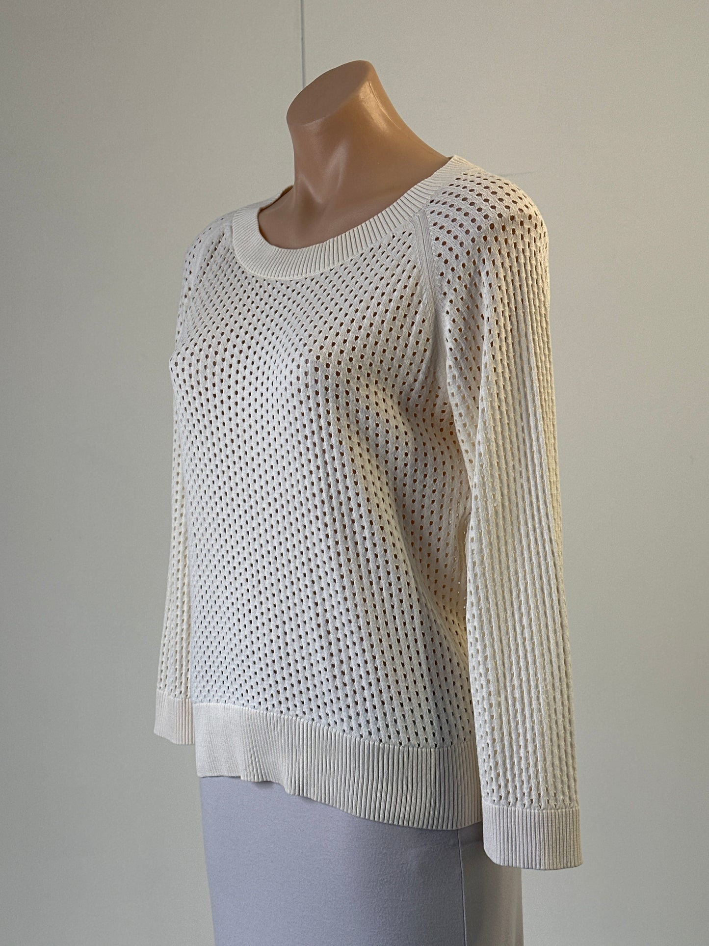 Anna Thomas | sweater | size 12 | bateau neck | 100% cotton