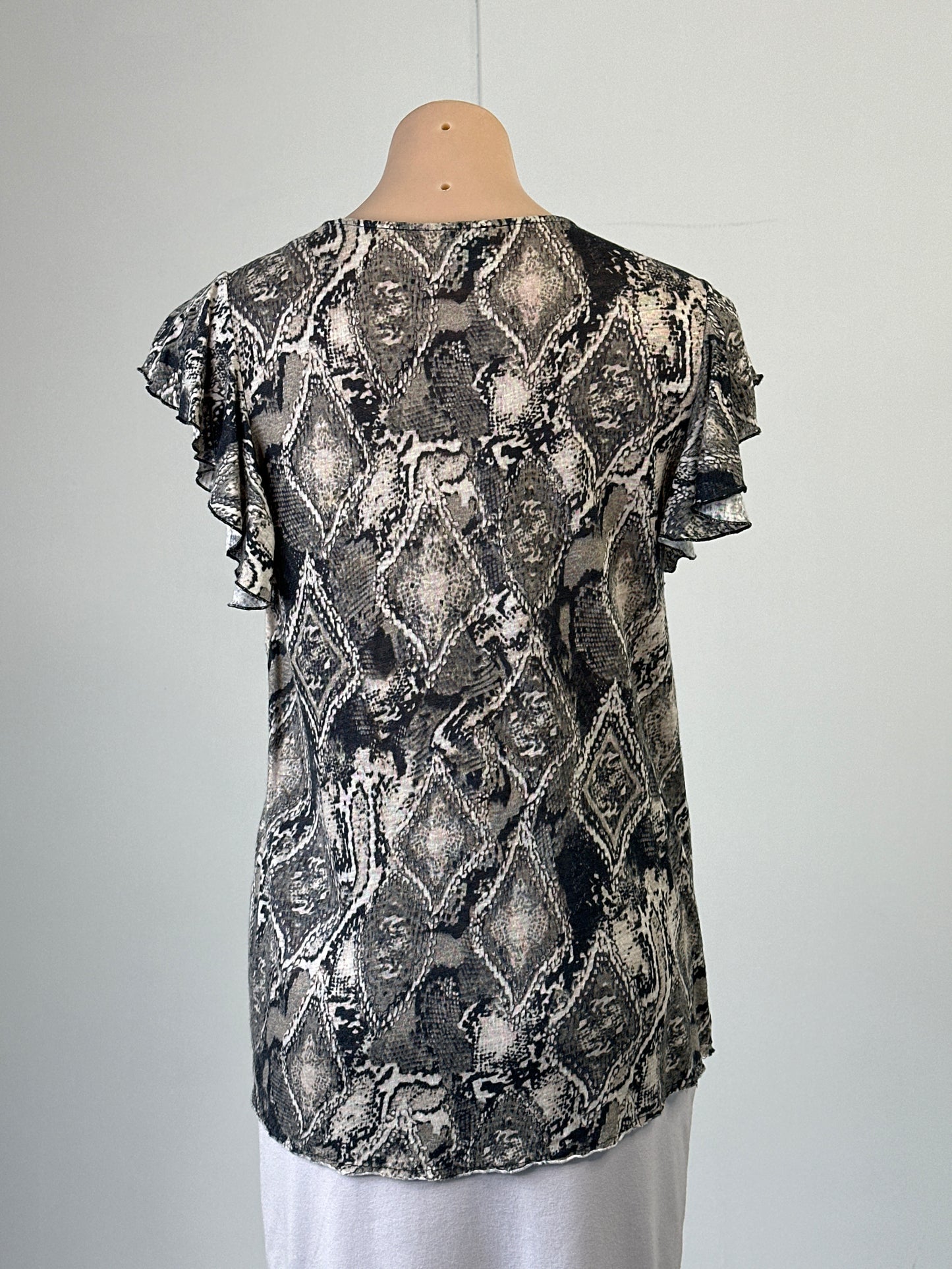 Husk | top | size 12 | short sleeve | 100% linen