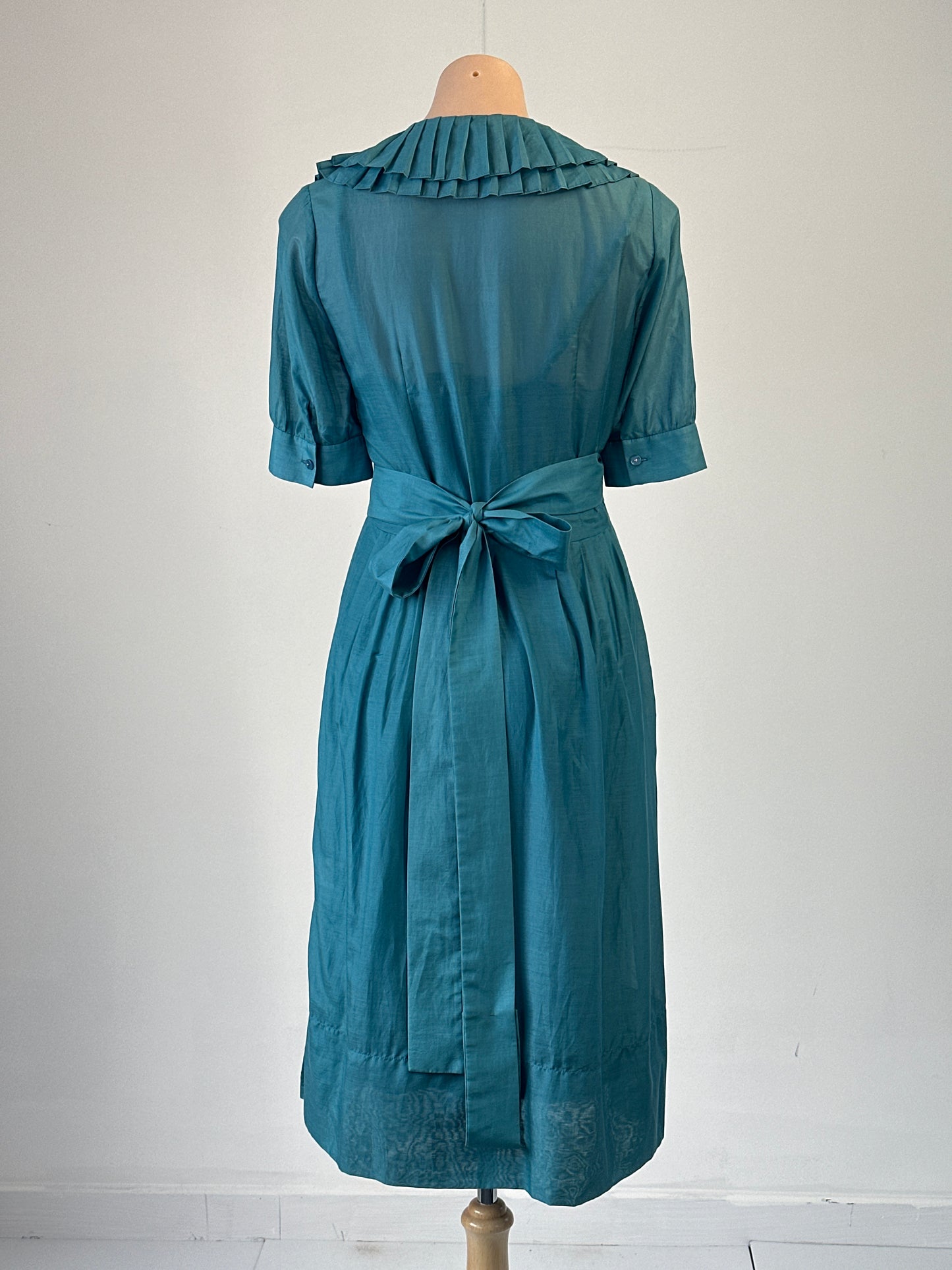 Perri Cutten | vintage 90's | dress | size 8 | midi length | cotton silk blend | made in Australia 🇦🇺