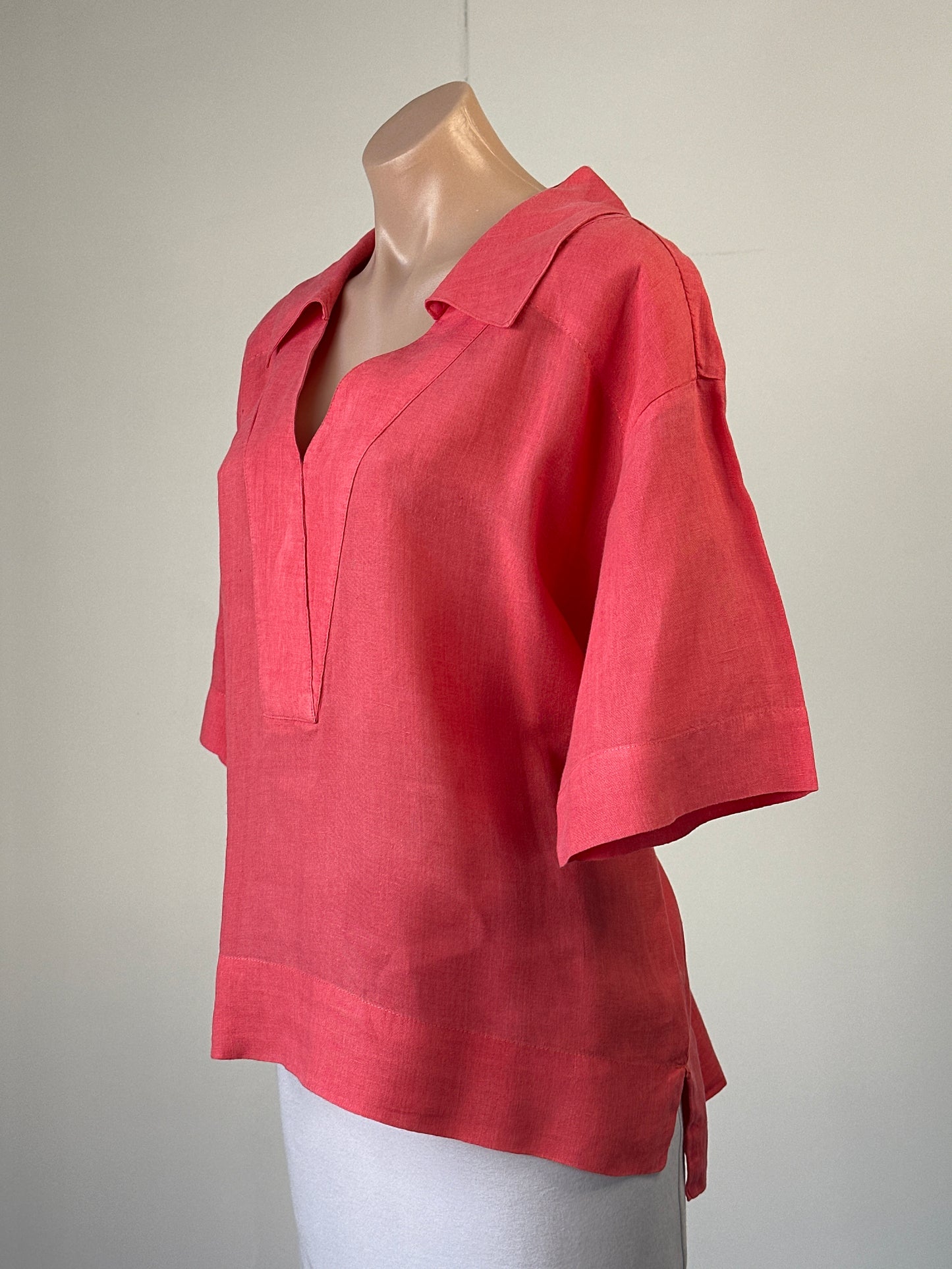 Country Road | top | size 10 | elbow length sleeve | 100% organic linen