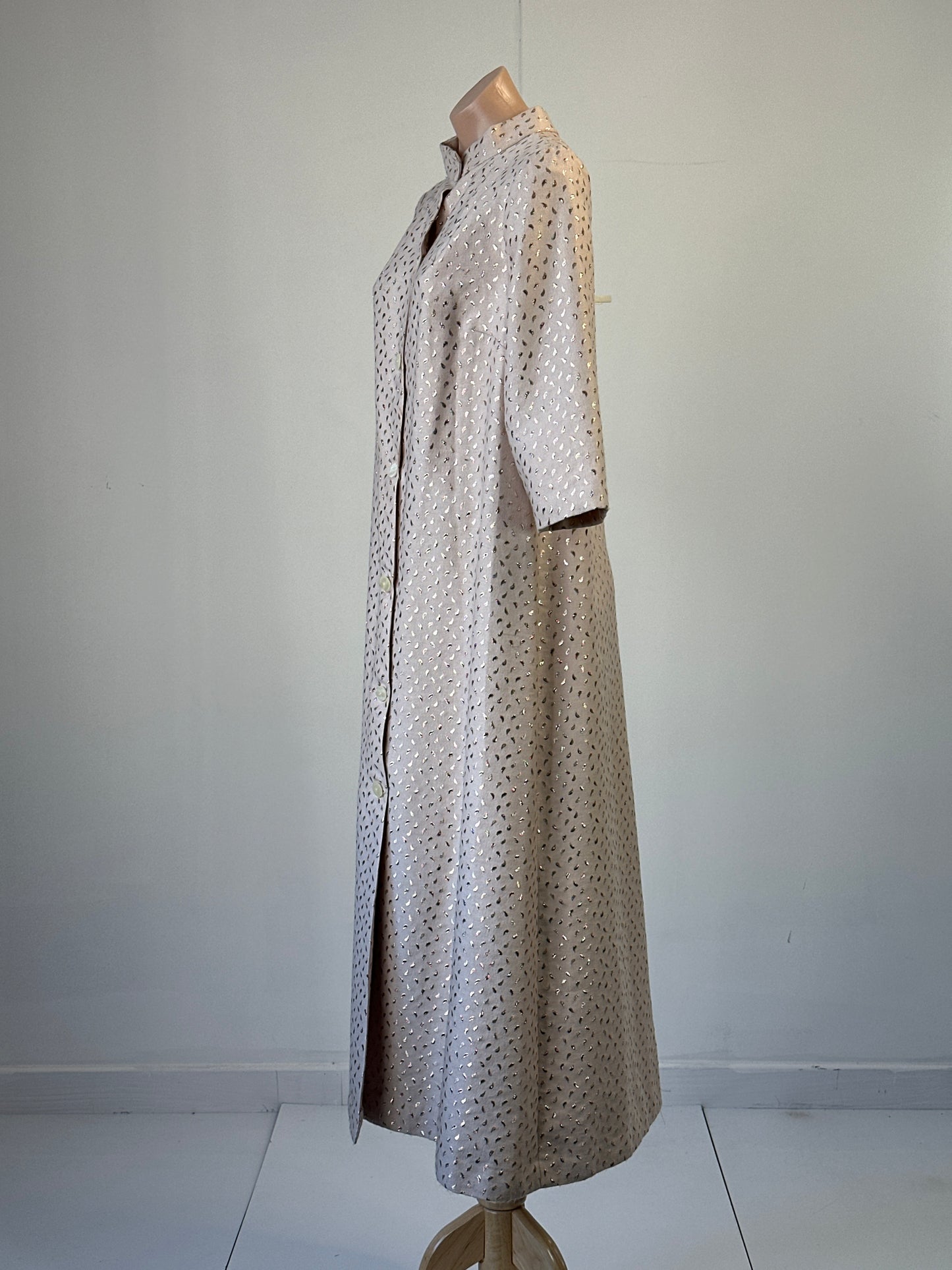 No label - home sewn | vintage 60's | coat | size 12 | single breasted