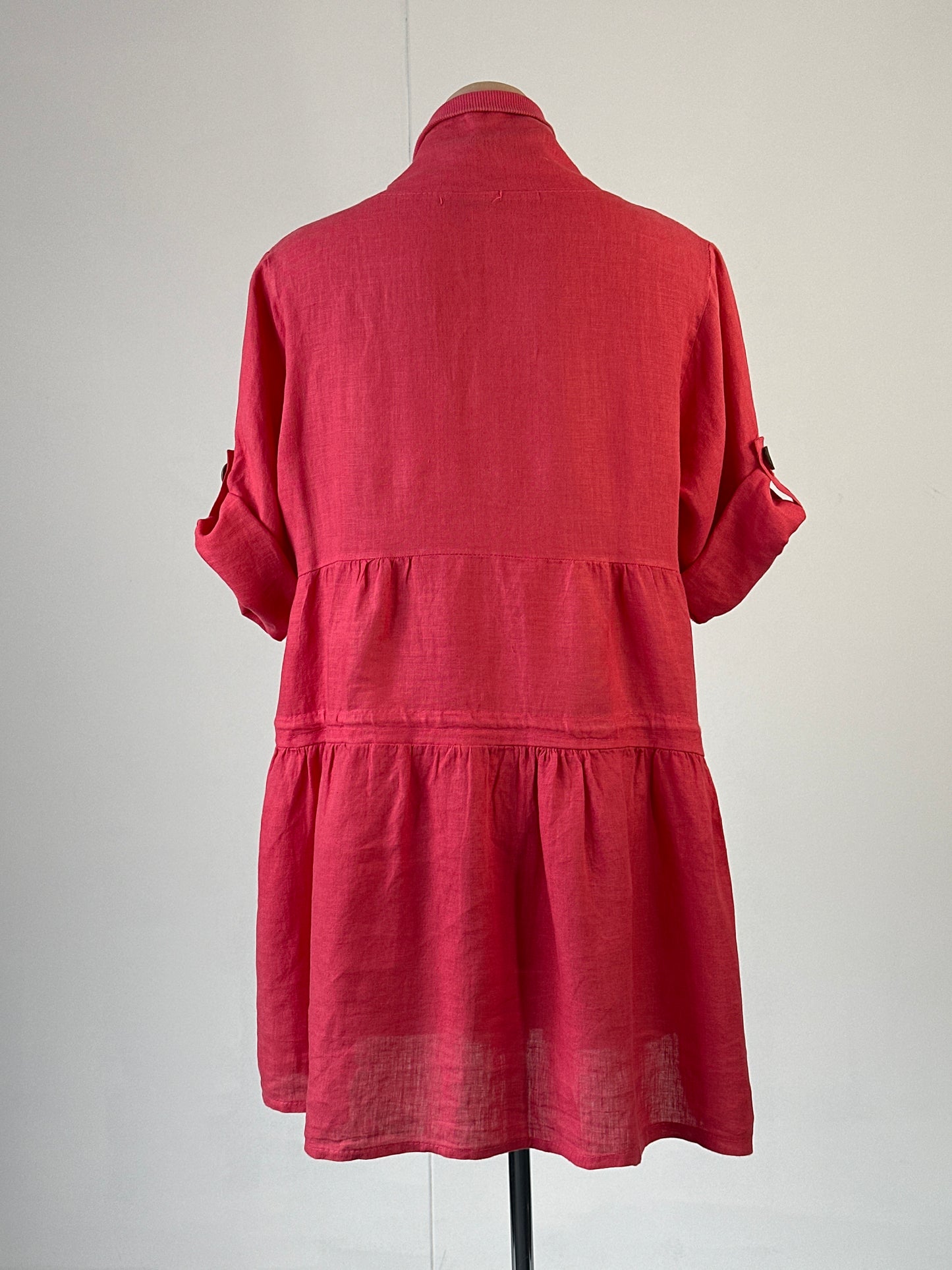 Made in Italy | dress | size 12 | knee length | 100% linen | made in Italy