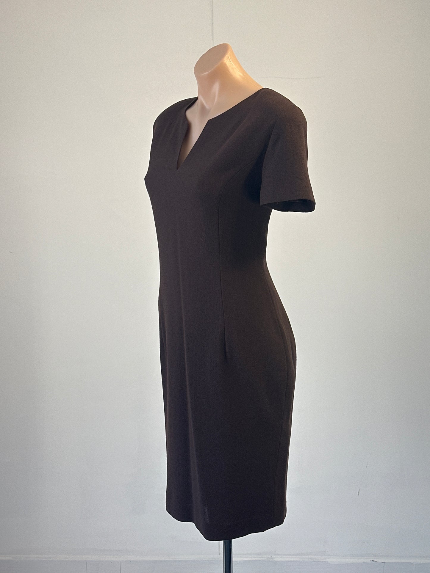 Carla Zampatti | vintage 90's | dress | size 8 | knee length | 100% wool | made in Australia 🇦🇺