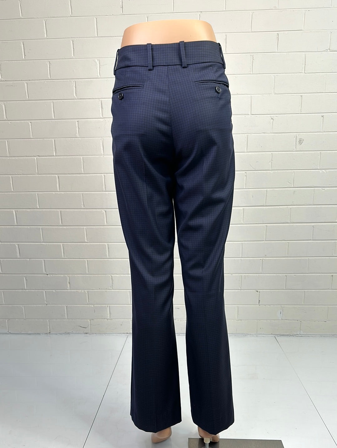 Herringbone | pants | size 8 | straight leg