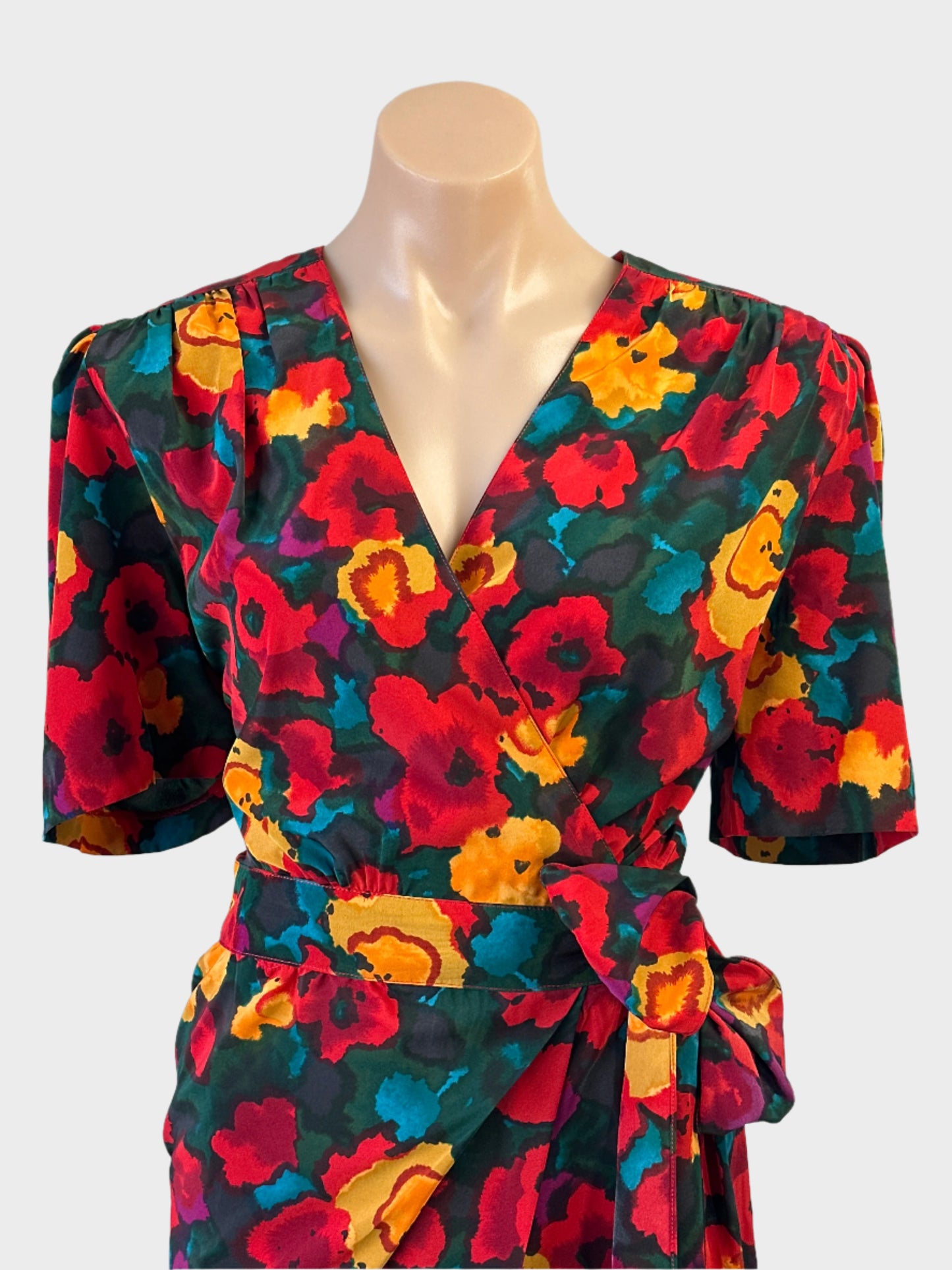 Sally Browne | vintage 80’s | dress | size 12 | midi length | made in Australia 🇦🇺