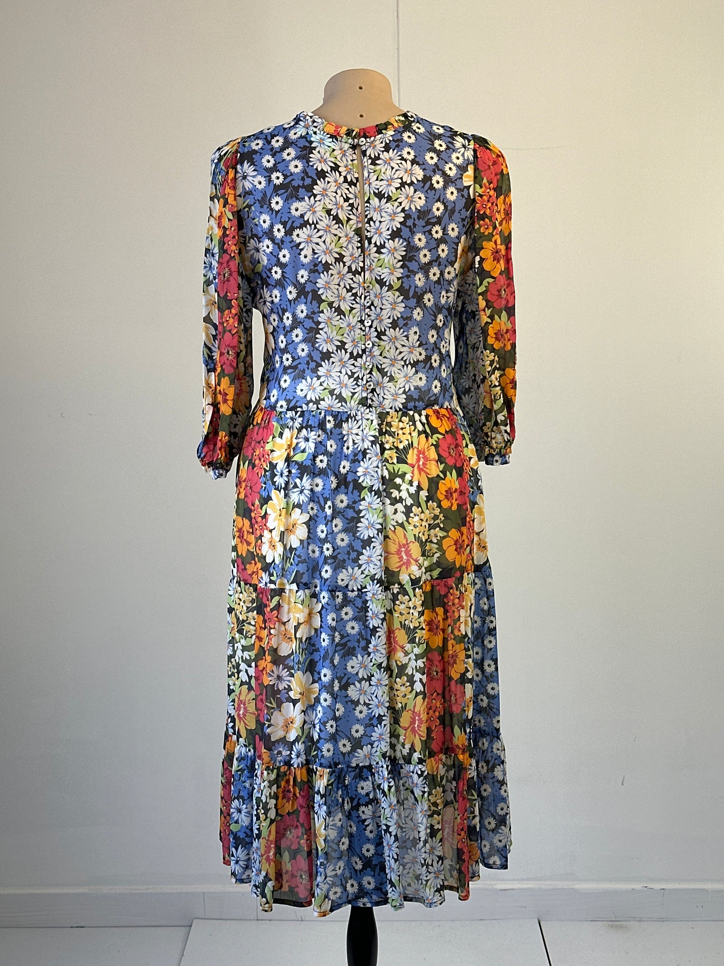Blue Illusion | dress | size 14 | knee length