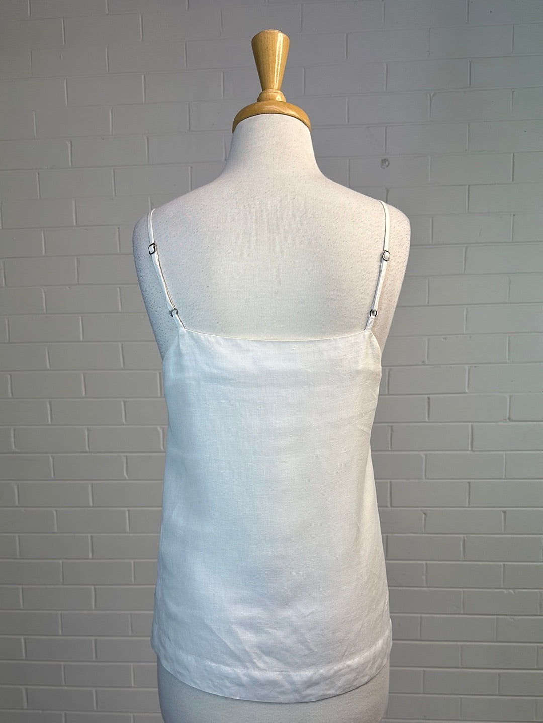 Assembly Label | top | size 6 | sleeveless | silk linen blend