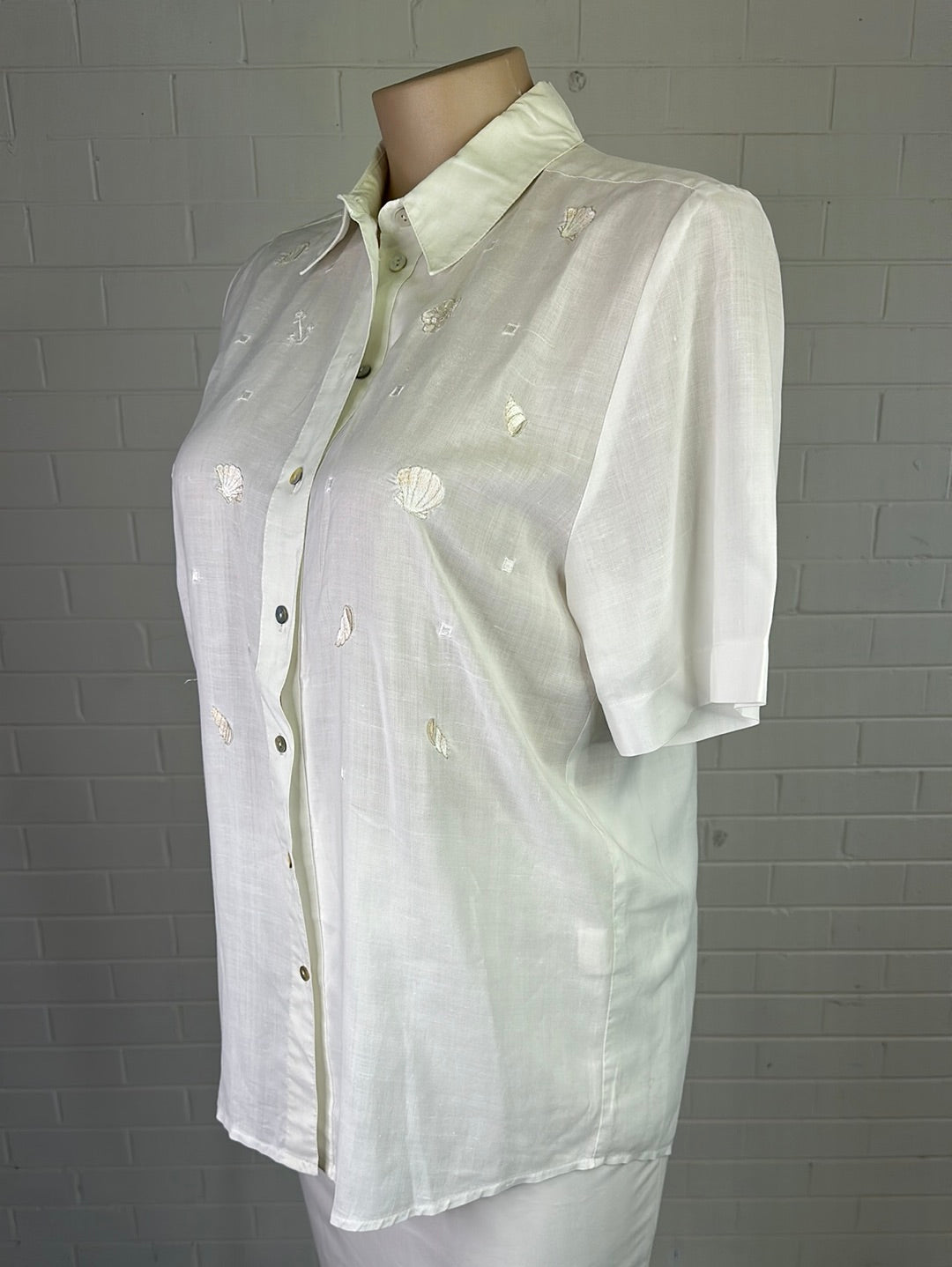 Jordana by Jane Diamond | vintage 90's | shirt | size 14 | short sleeve