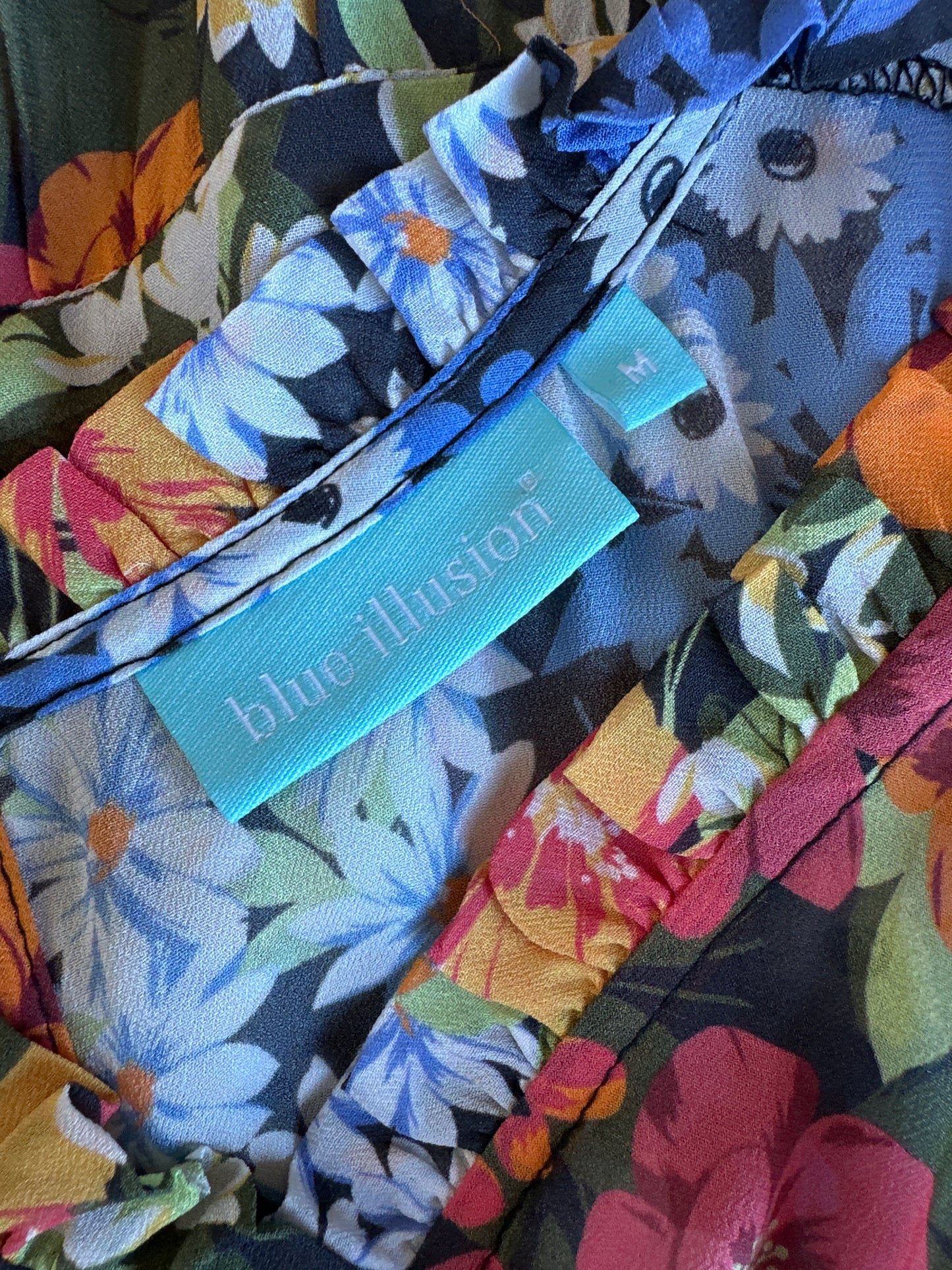 Blue Illusion | dress | size 14 | knee length