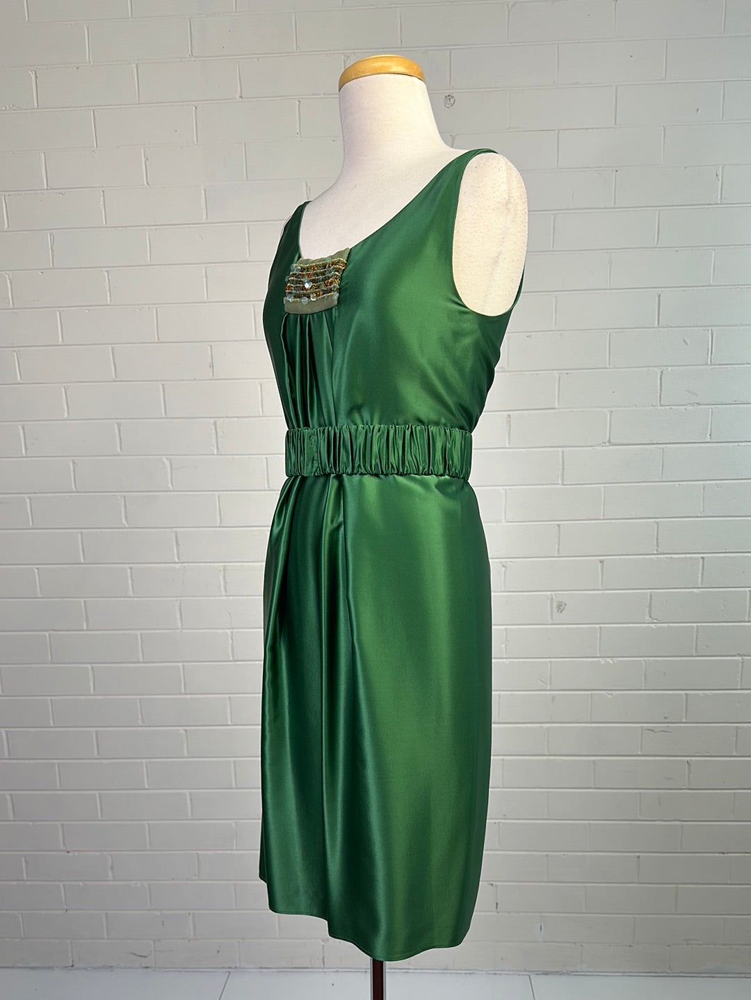 Scanlan Theodore | dress | size 8 | knee length | 100% silk | made in Australia ๐ฆ๐บ