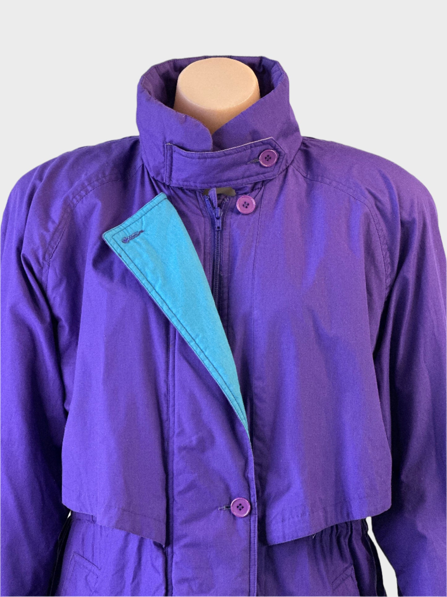 Virgo Model Melbourne | vintage 80's | coat | size 12 | zip front