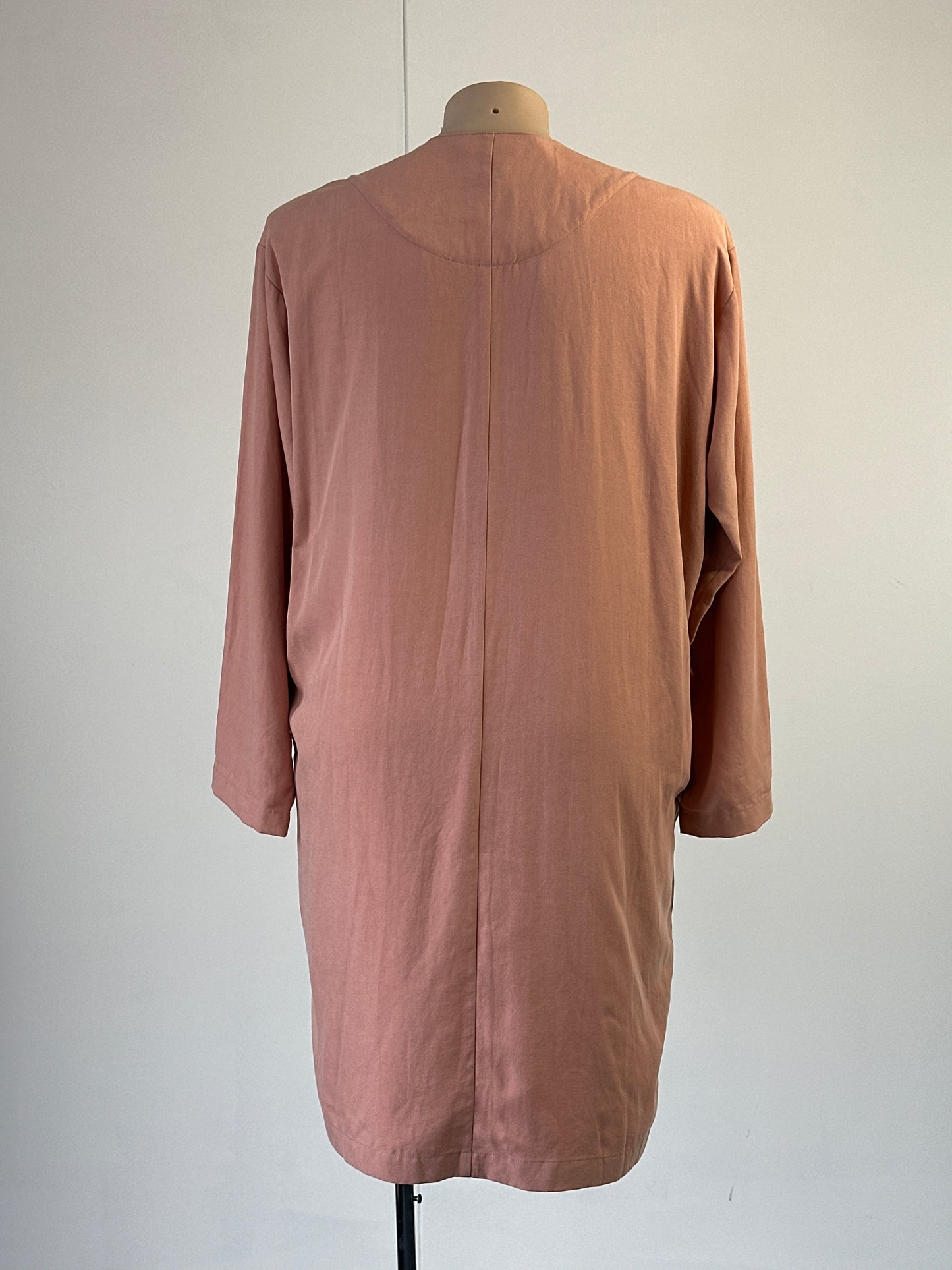 Naïf | Montréal | coat | size 14 | single breasted | lyocell linen blend