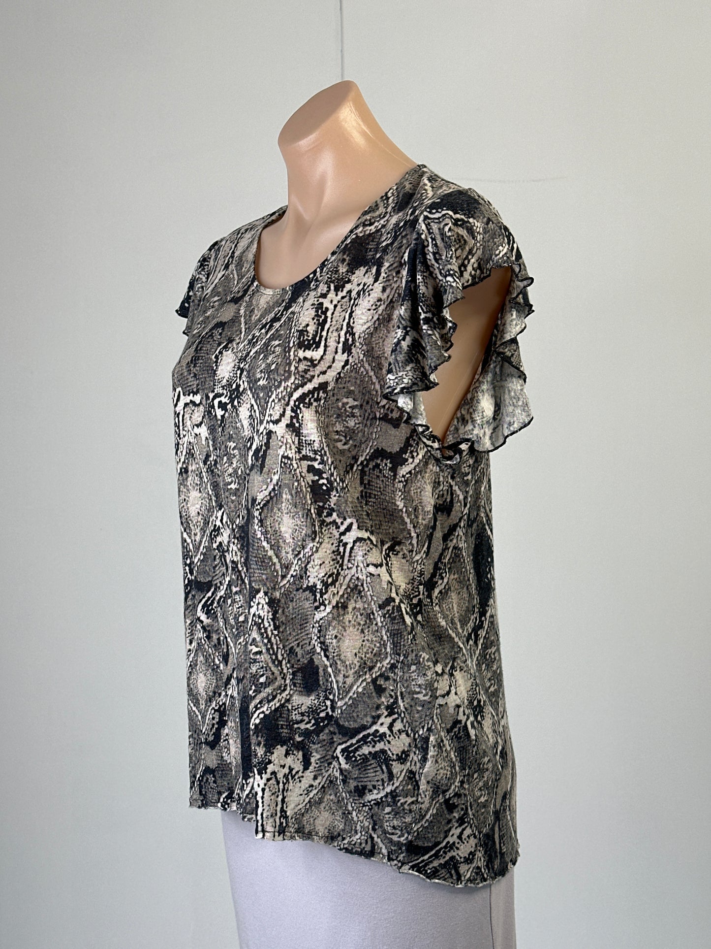 Husk | top | size 12 | short sleeve | 100% linen