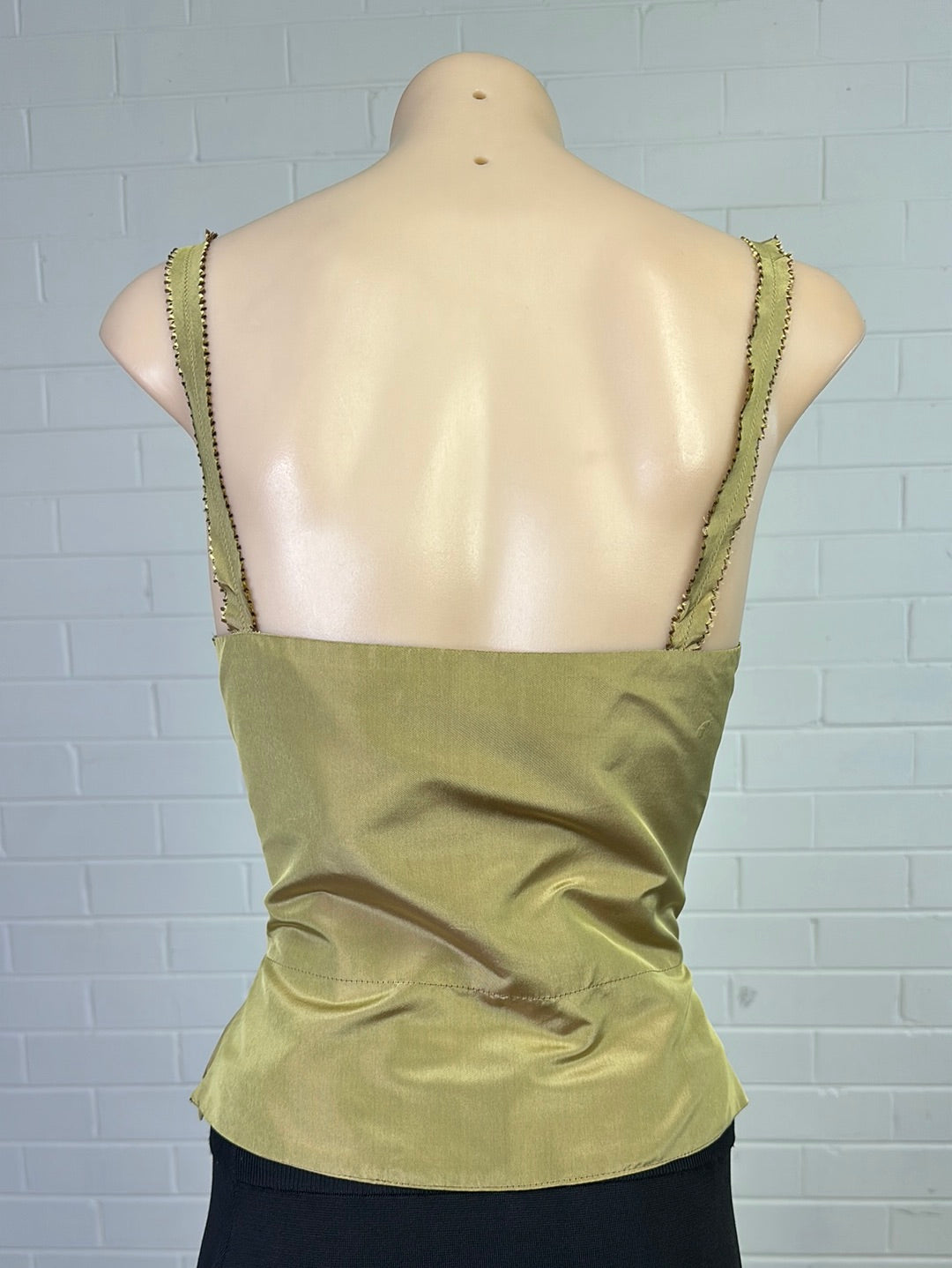 Easton Pearson | vintage 90's | top | size 8 | sleeveless | 100% silk | made in Australia 🇦🇺