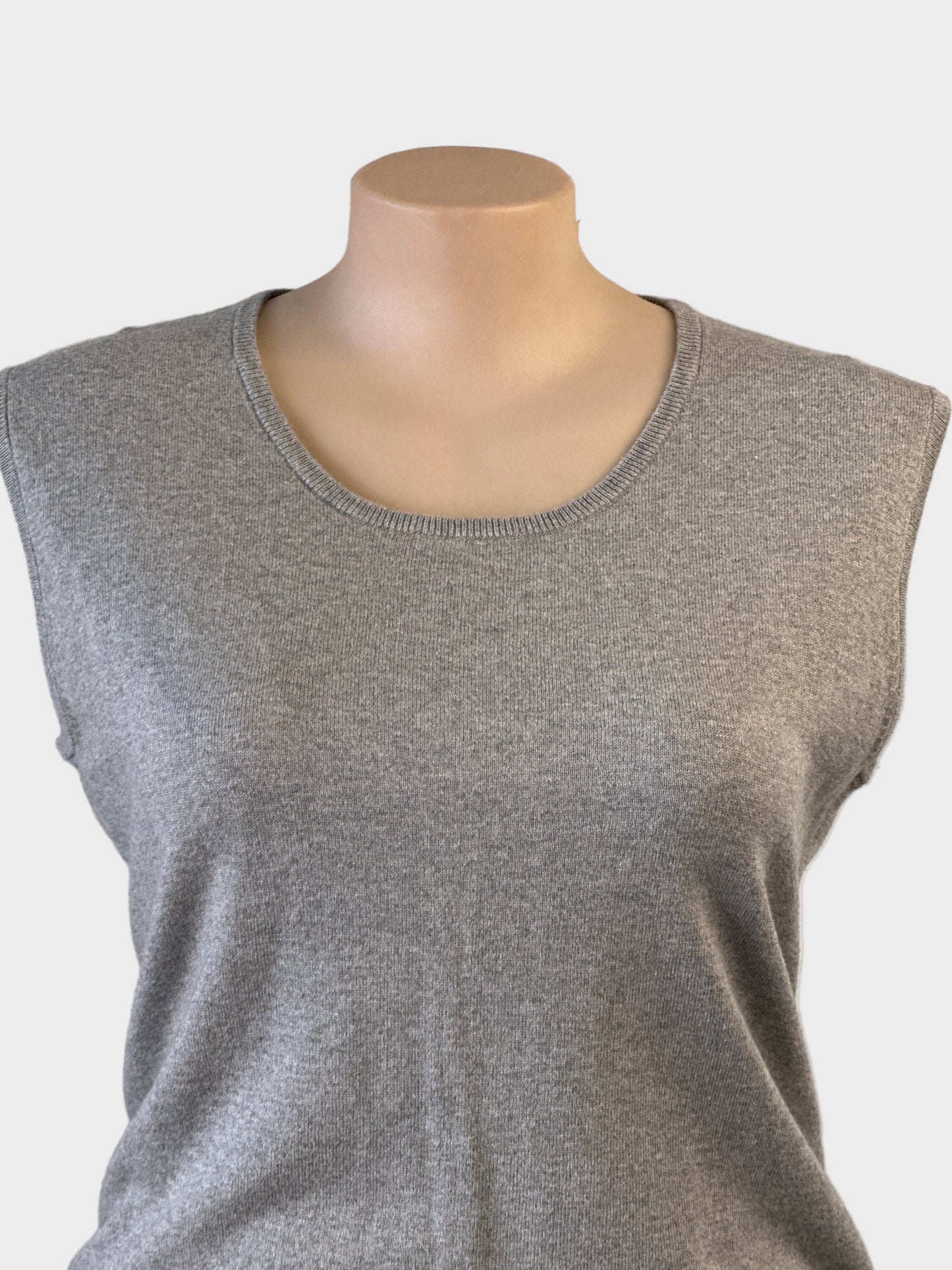 Woolovers | vest | size 16 | round neck | silk cotton blend