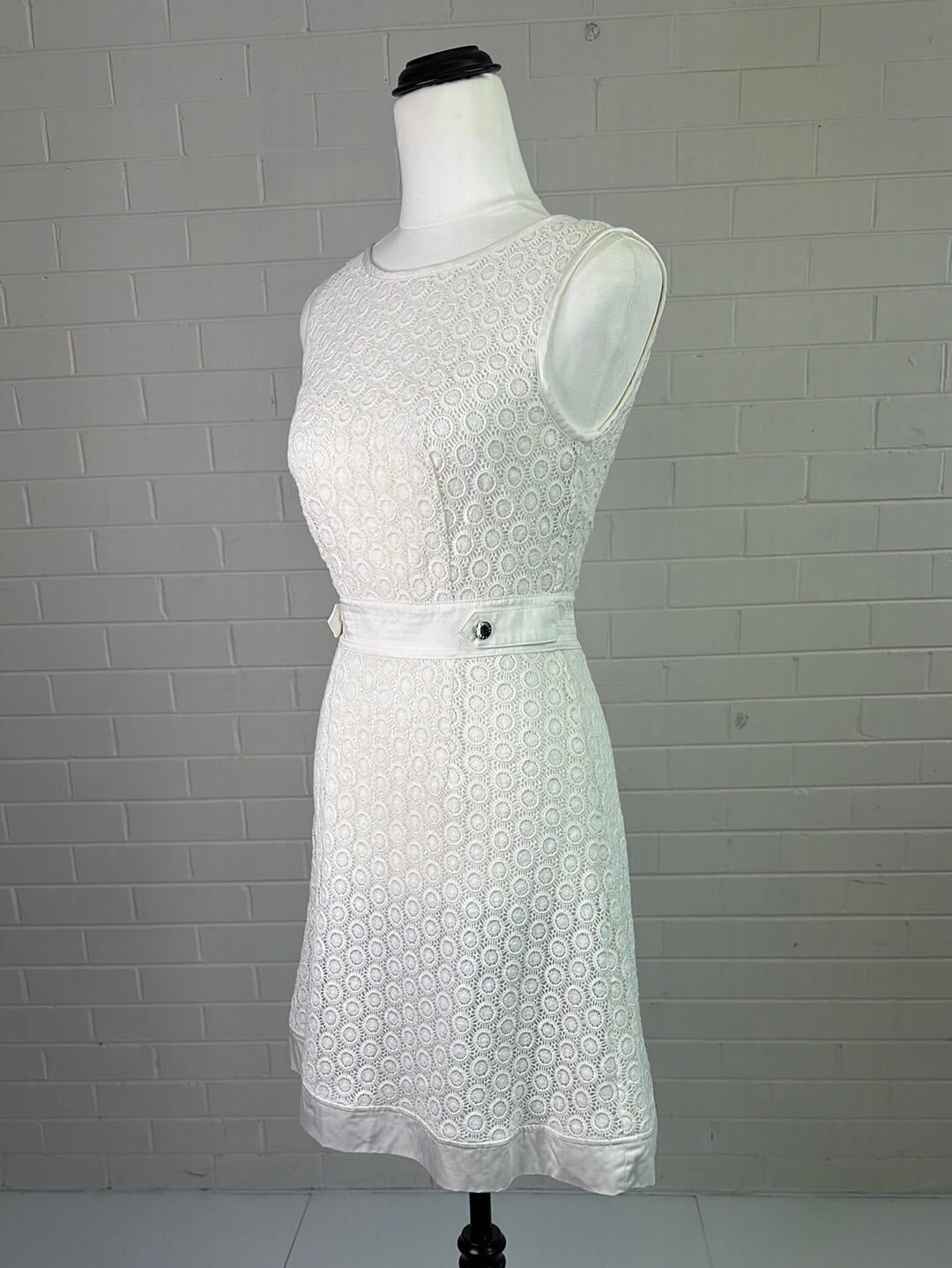 Karen Millen | UK | dress | size 6 | mini length | 100% cotton