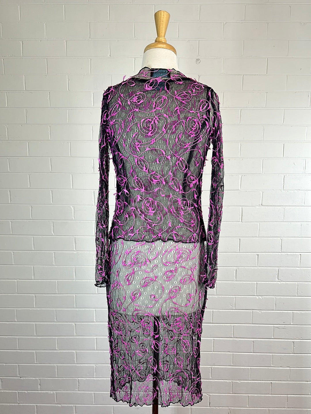 Alannah Hill | dress & jacket set | size 8 | midi length