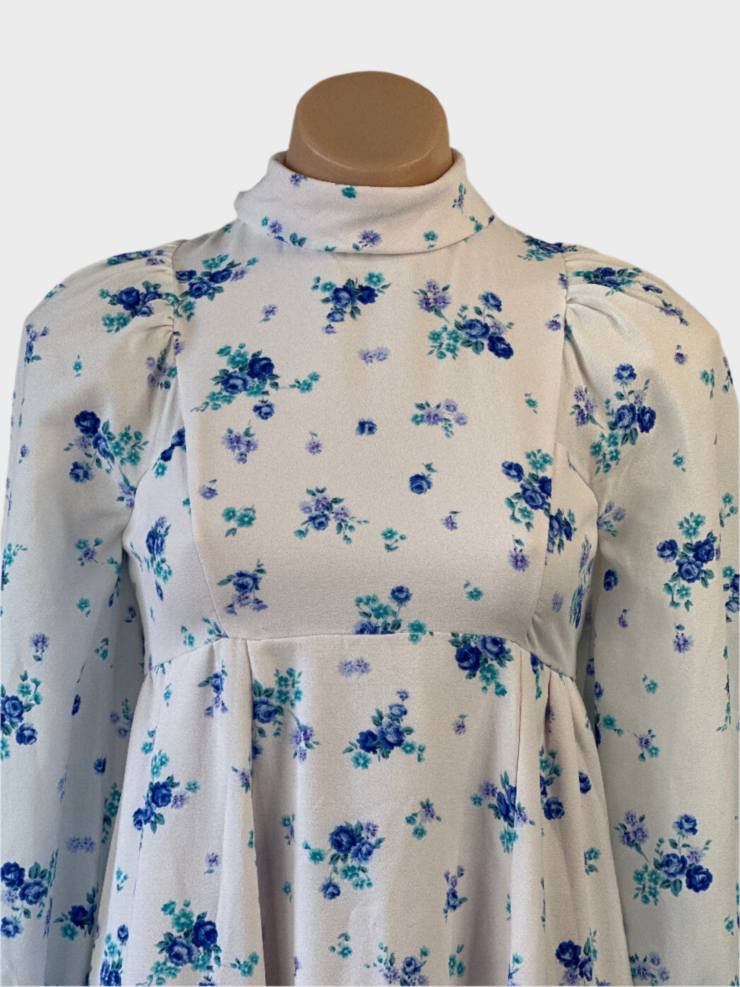 No label - home sewn | vintage 70's | dress | size 6 | maxi length
