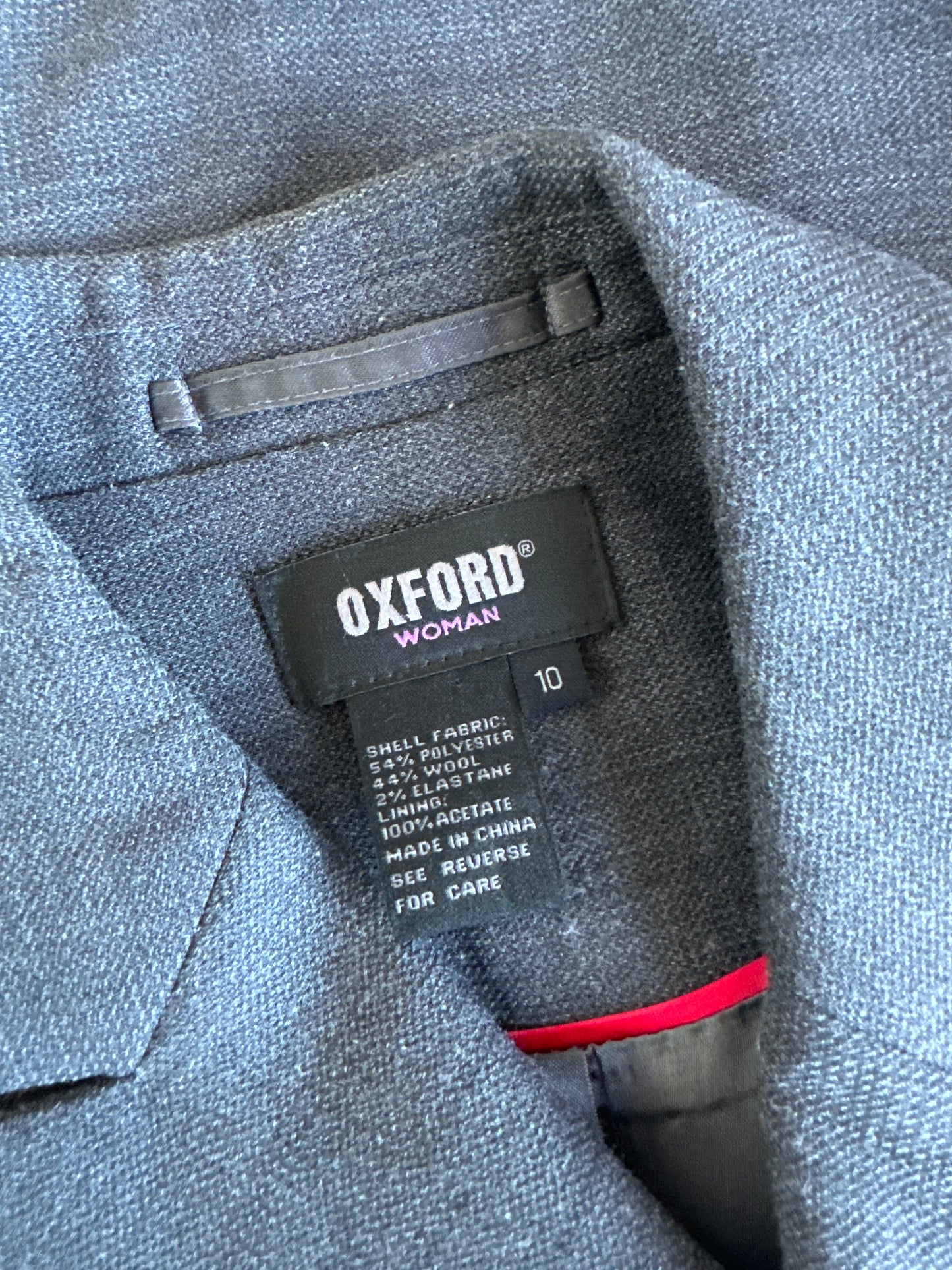 Oxford | jacket | size 10 | single breasted