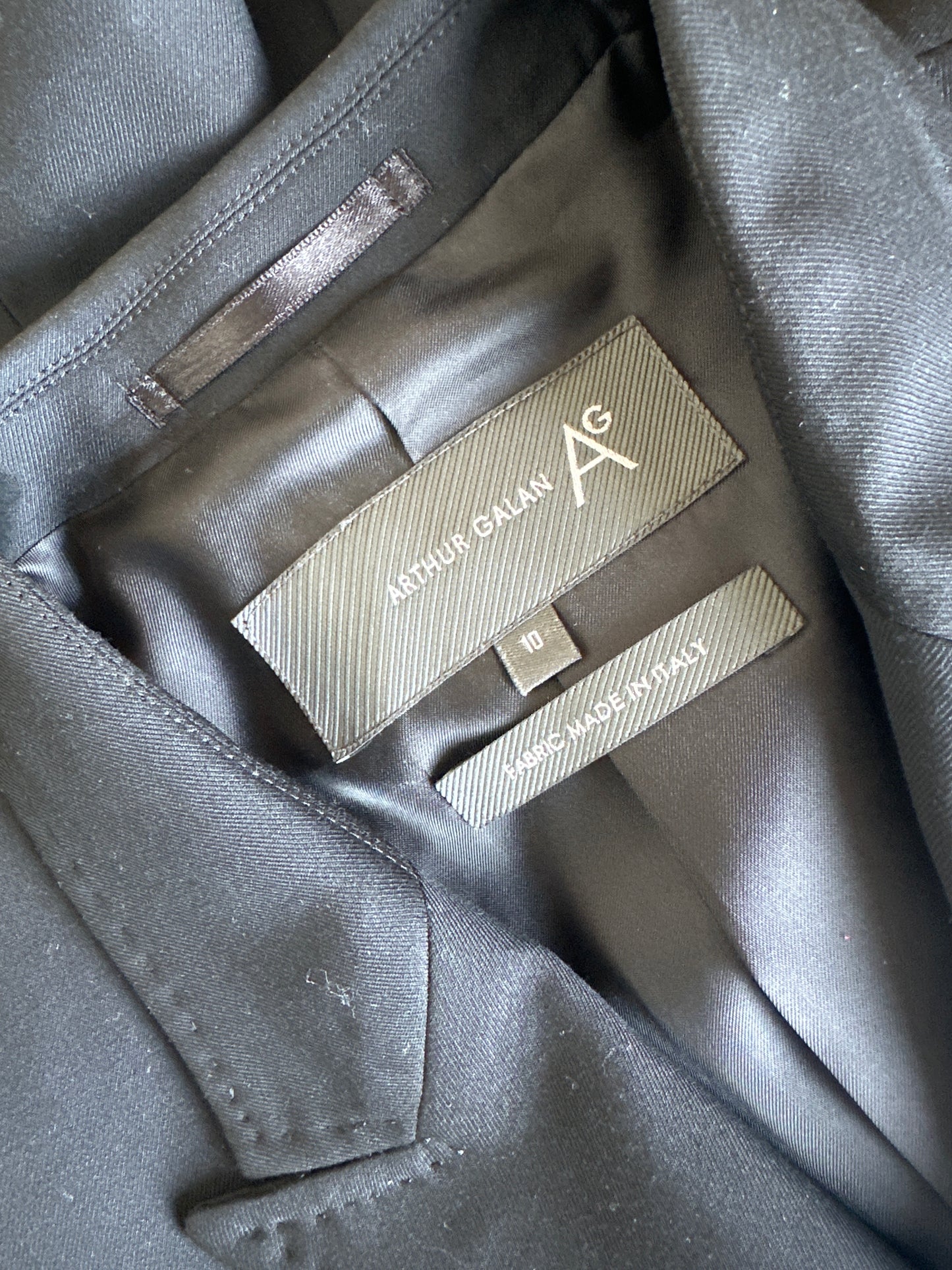 Arthur Galan | pants & jacket set | size 10 | straight leg | 100% wool