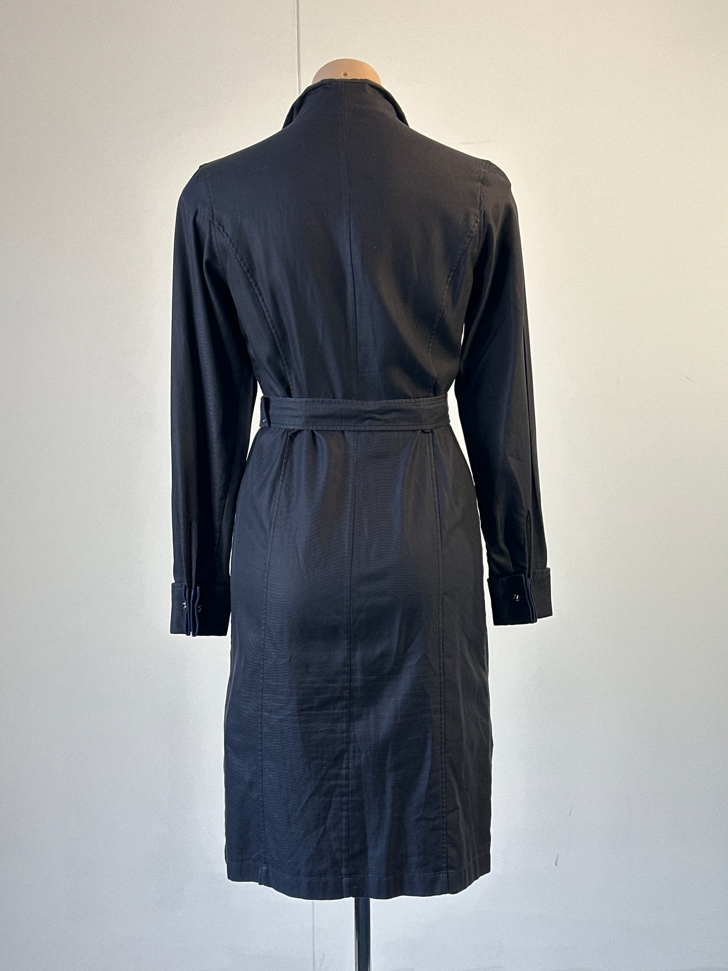 Herringbone | dress | size 8 | knee length | 100% cotton