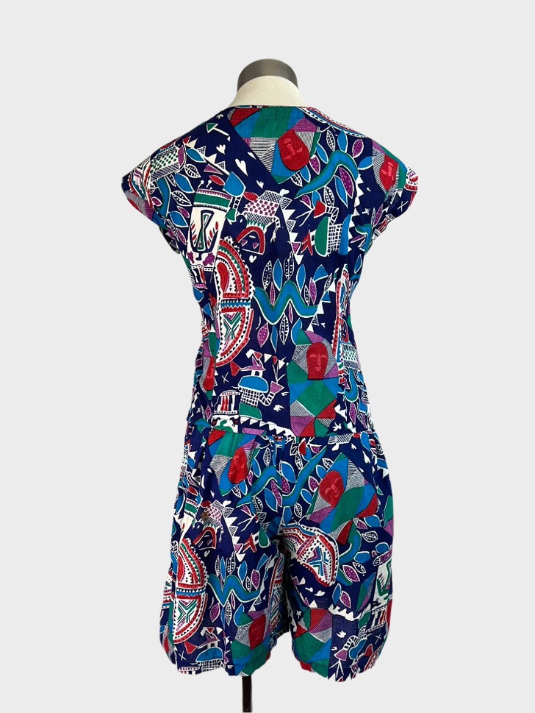 DG Sports | vintage 80's | top & shorts set | size 12 | knee length | 100% cotton