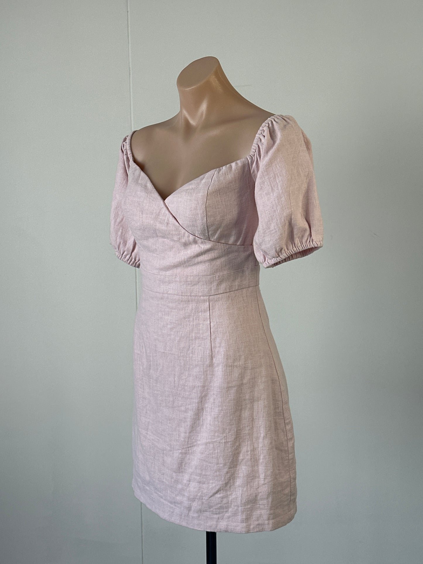Madison The Label | dress | size 8 | mini length | linen cotton blend | new with tags