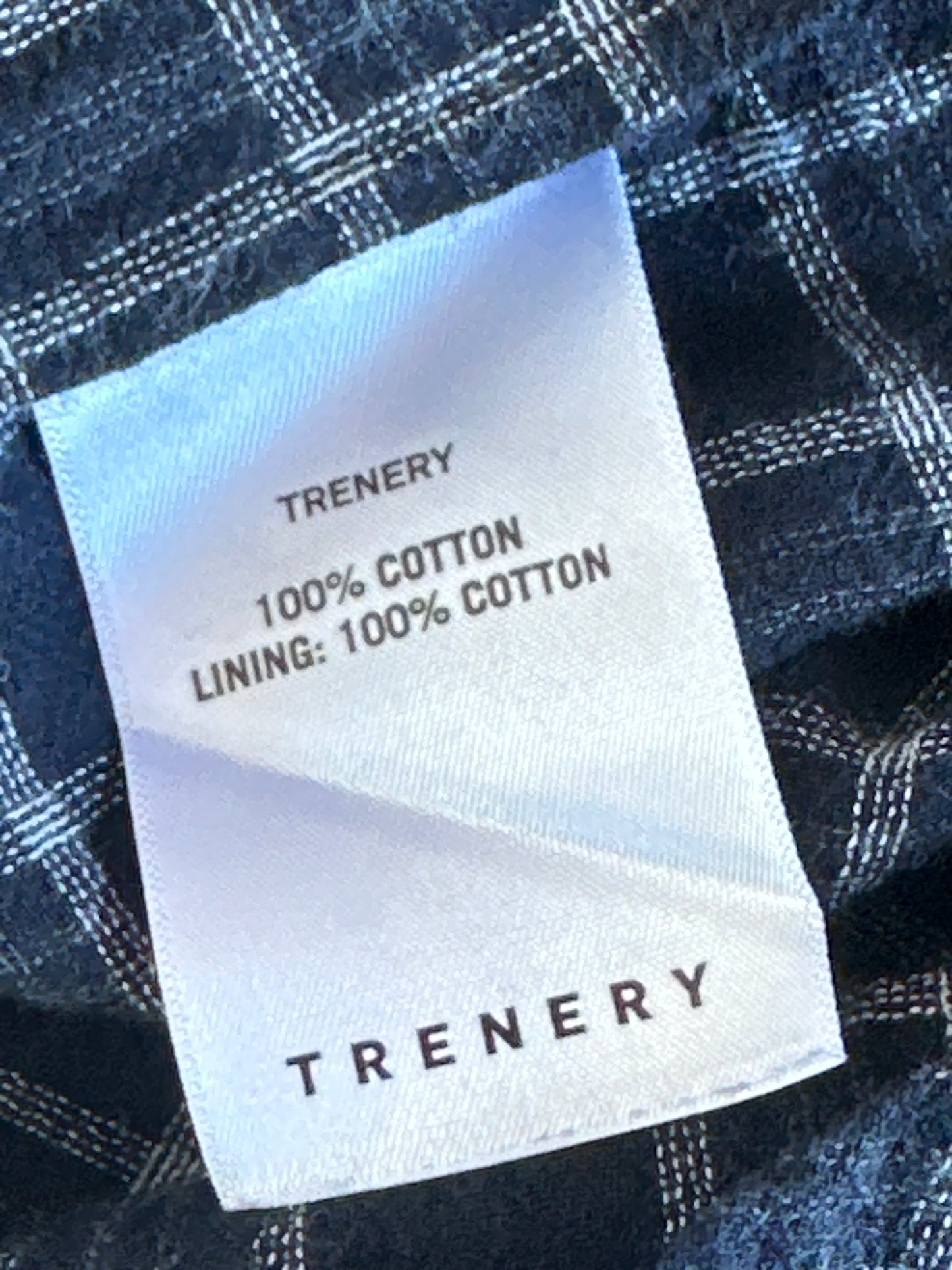Trenery | dress | size 16 | knee length | 100% cotton