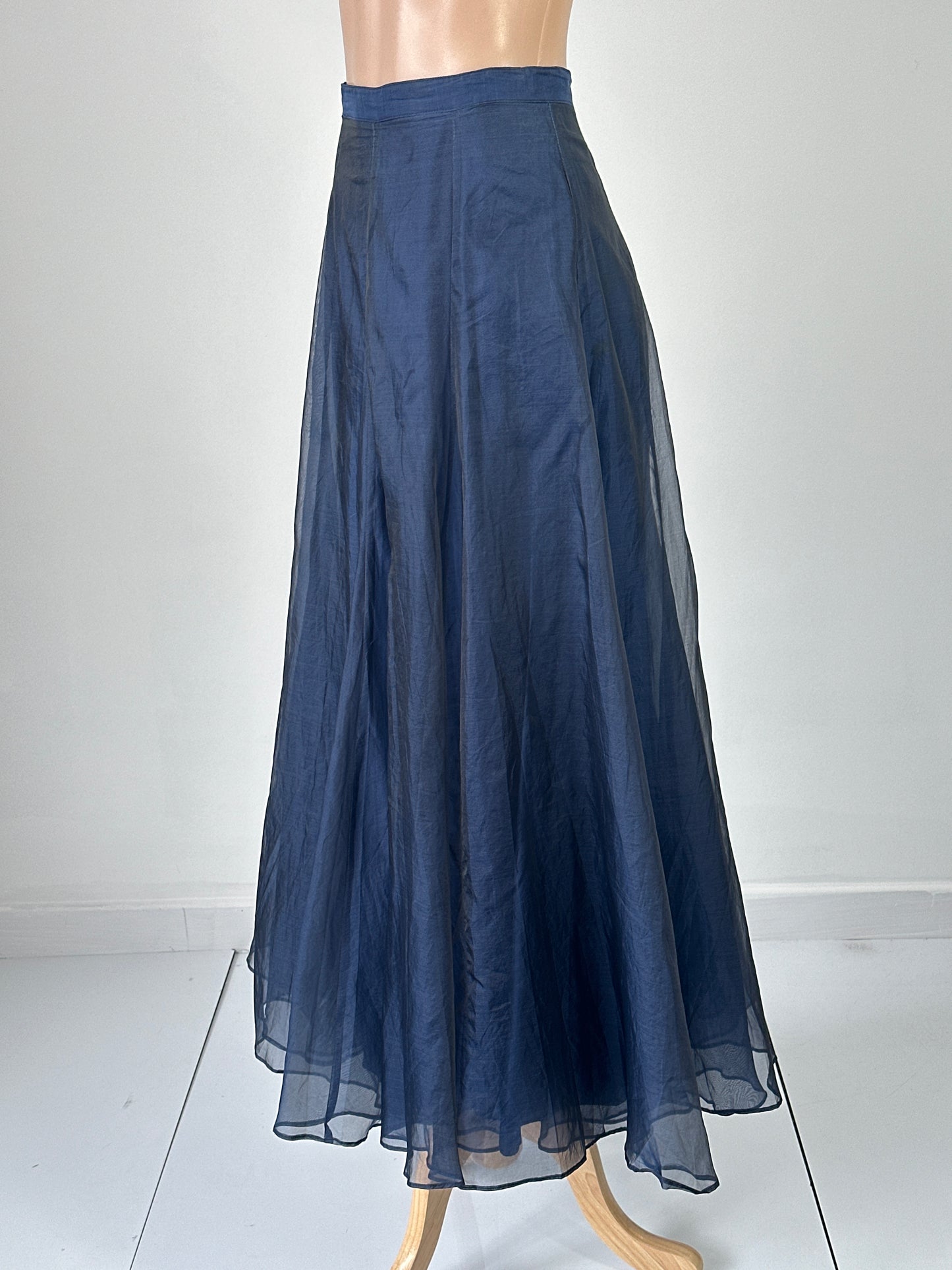 Revel | vintage 80's |skirt | size 10 | maxi length | 100% silk
