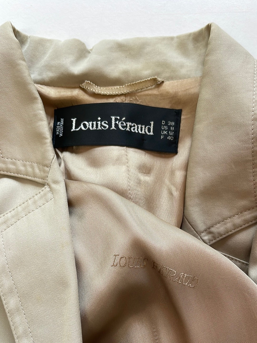 Louis Féraud | Paris | vintage 80's | jacket | size 12 | single breasted | 100% cotton