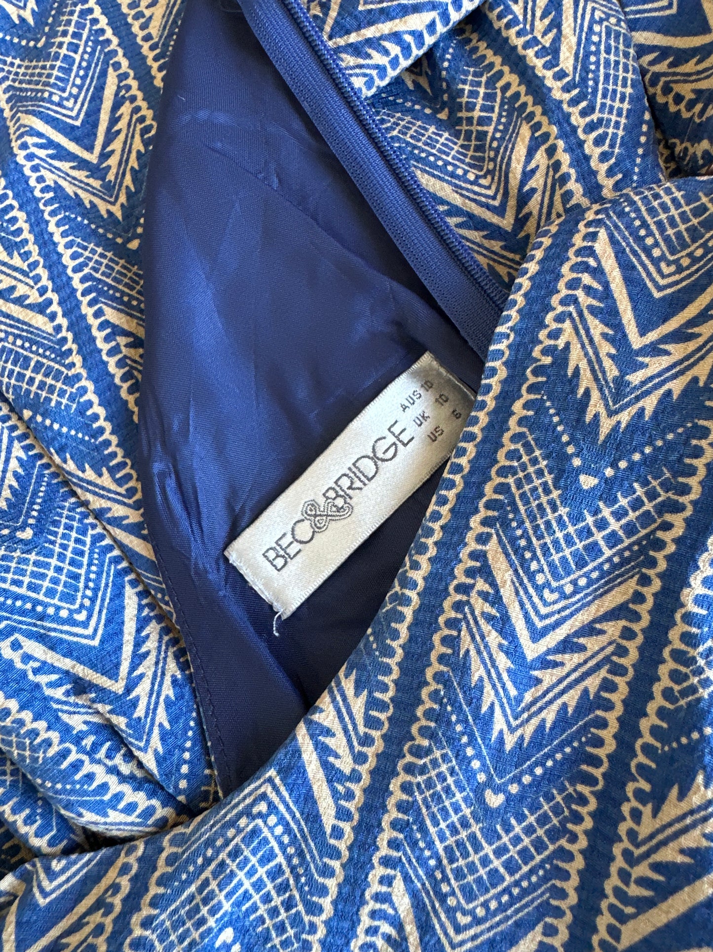 Bec + Bridge | dress | size 10 | mini length | 100% silk | made in Australia 🇦🇺