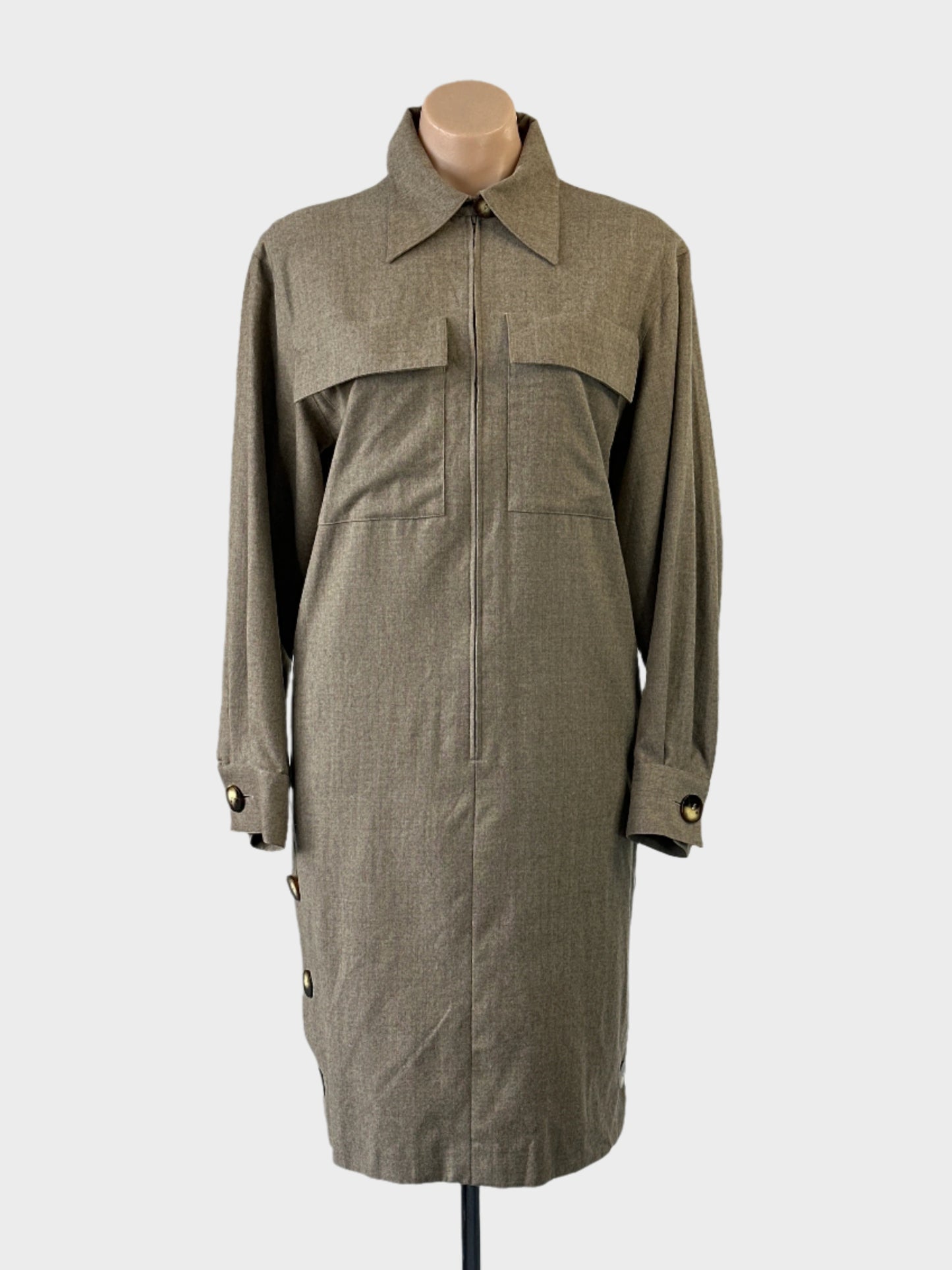 Guy Laroche | Paris | dress | size 10 | knee length | 100% wool