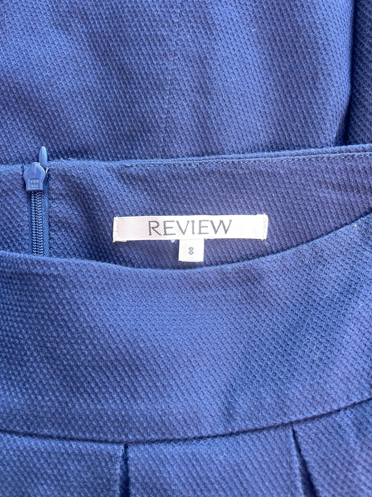Review | skirt | size 8 | knee length
