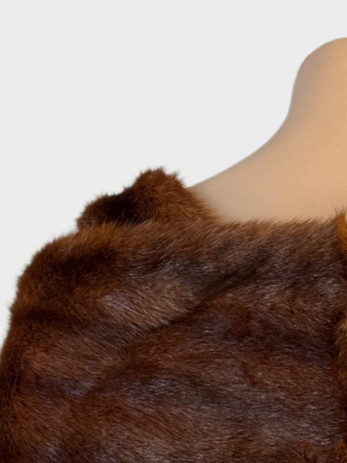 No label | vintage 30's | fur stole | one size | wrap front
