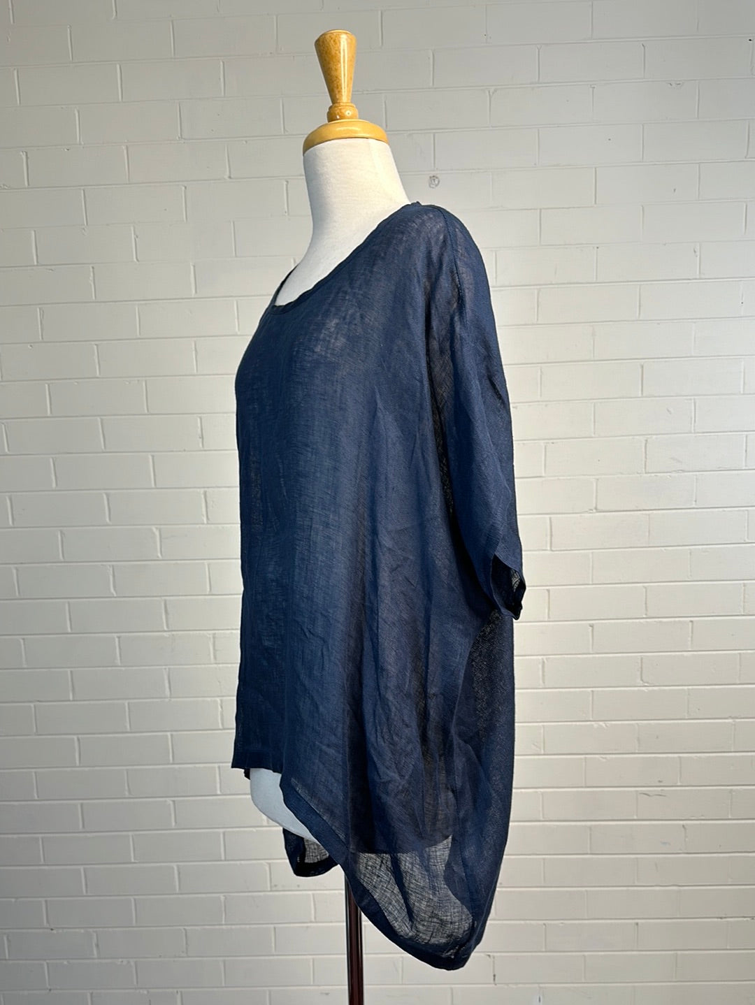 Frockk | top | one size | short sleeve | 100% linen
