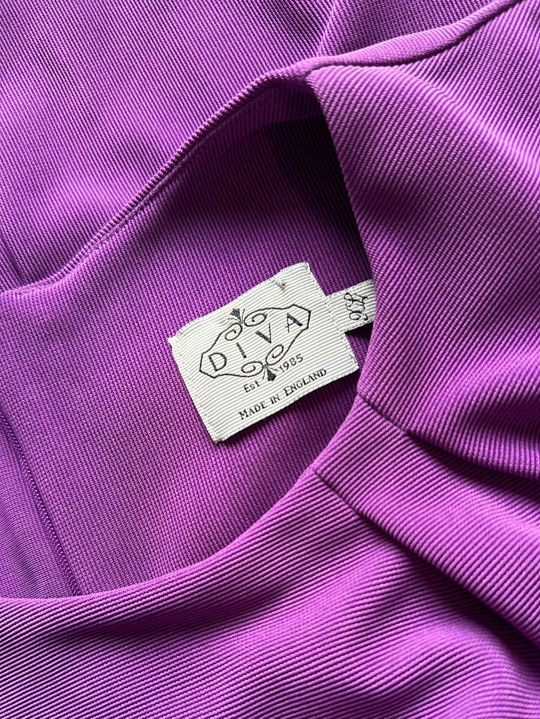 DIVA | dress | size 10 | midi length | made in England