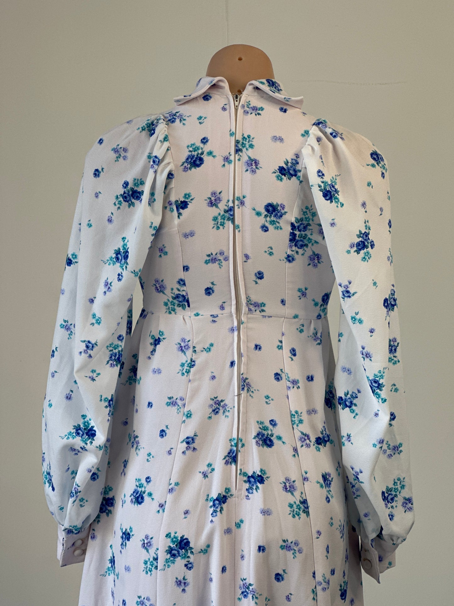 No label - home sewn | vintage 70's | dress | size 6 | maxi length