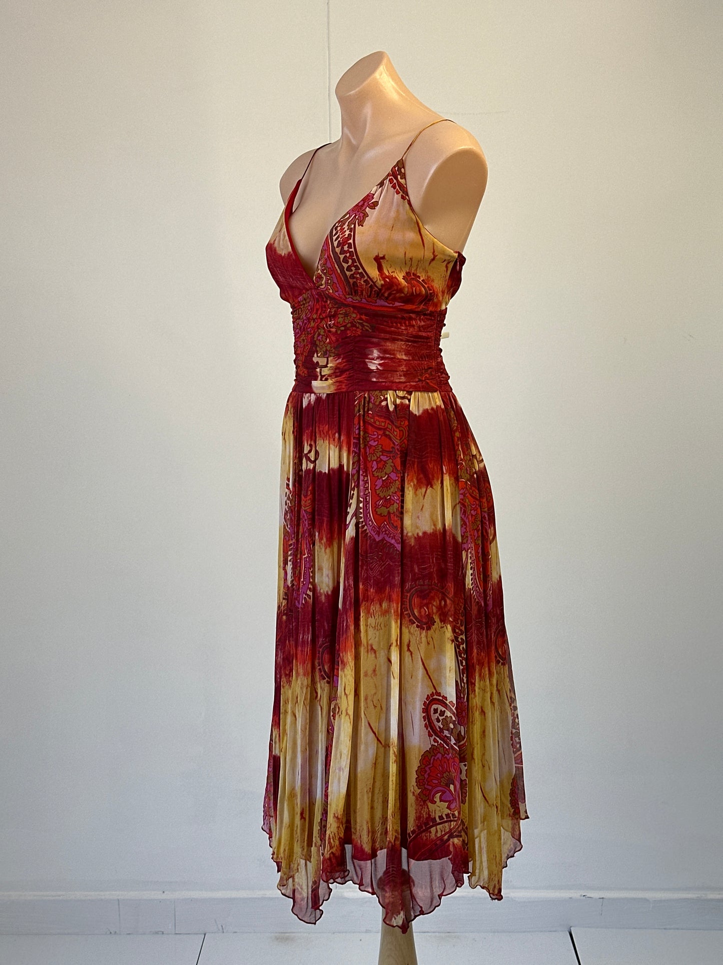 Cooper St | vintage 90's | dress | size 12 | midi length | 100% silk | made in Australia 🇦🇺
