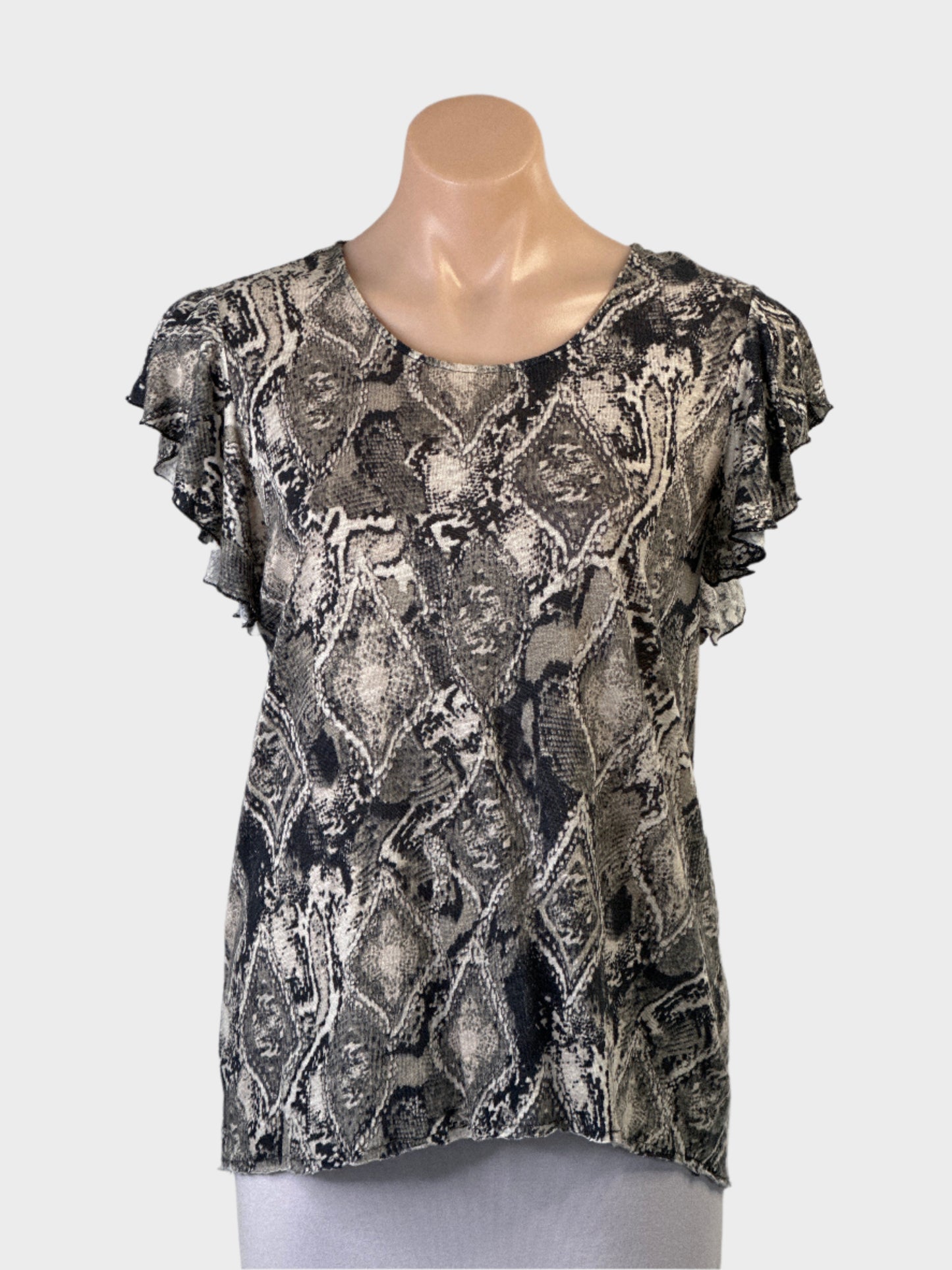 Husk | top | size 12 | short sleeve | 100% linen